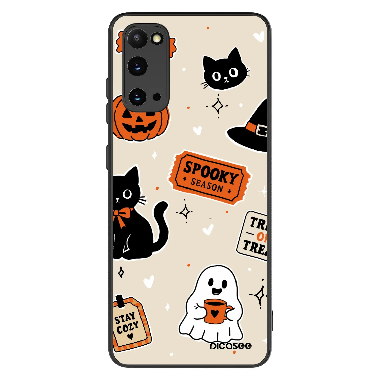 Picasee ULTIMATE CASE pro Samsung Galaxy S20 G980F - Halloween stickers