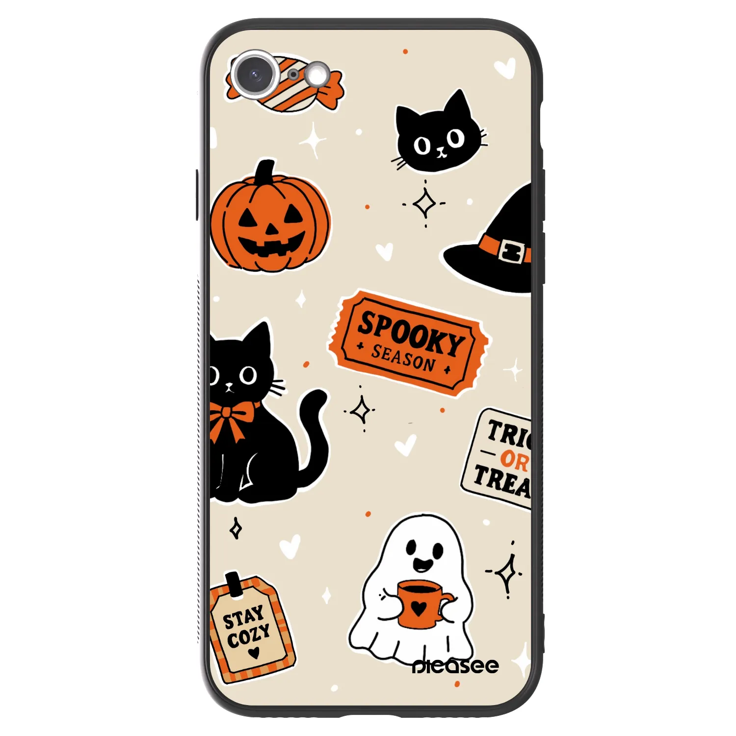 Picasee ULTIMATE CASE pro Apple iPhone SE 2020 - Halloween stickers
