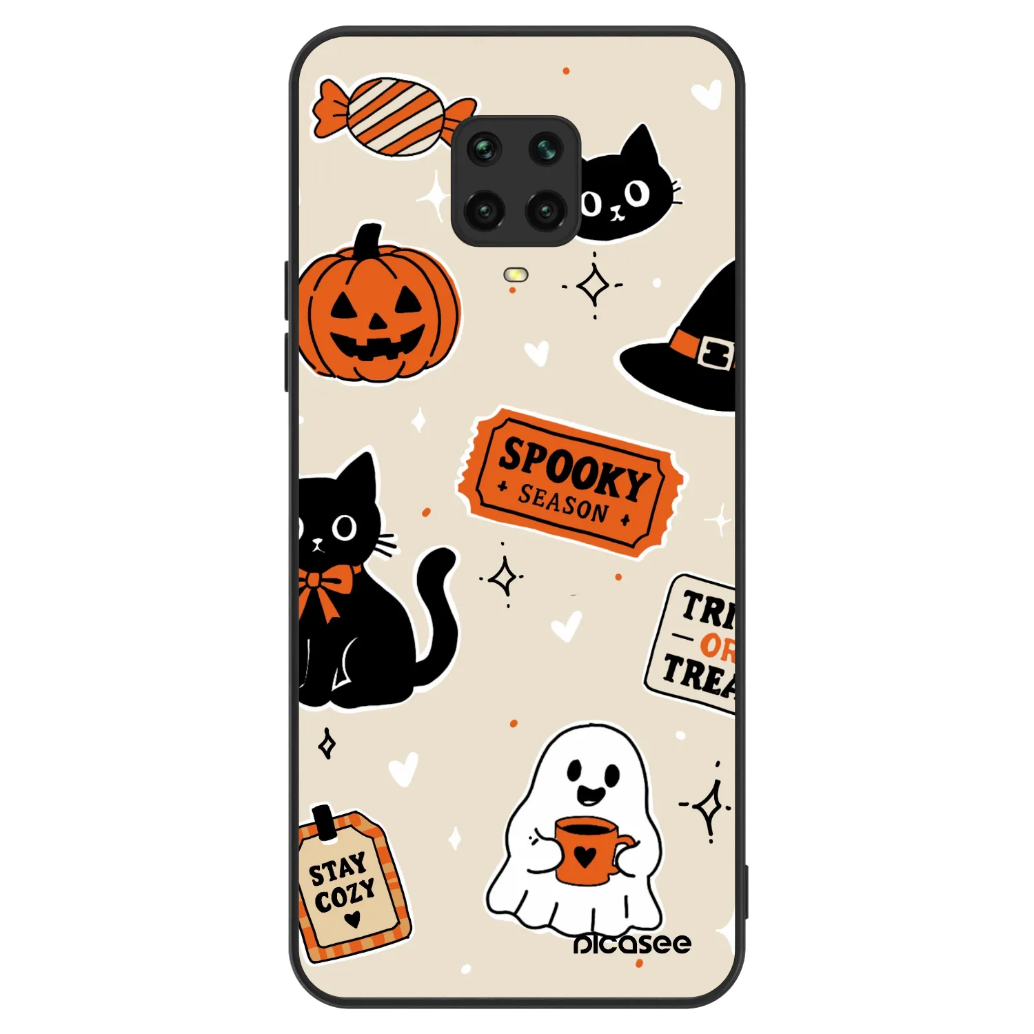 Picasee ULTIMATE CASE pro Xiaomi Redmi Note 9S - Halloween stickers