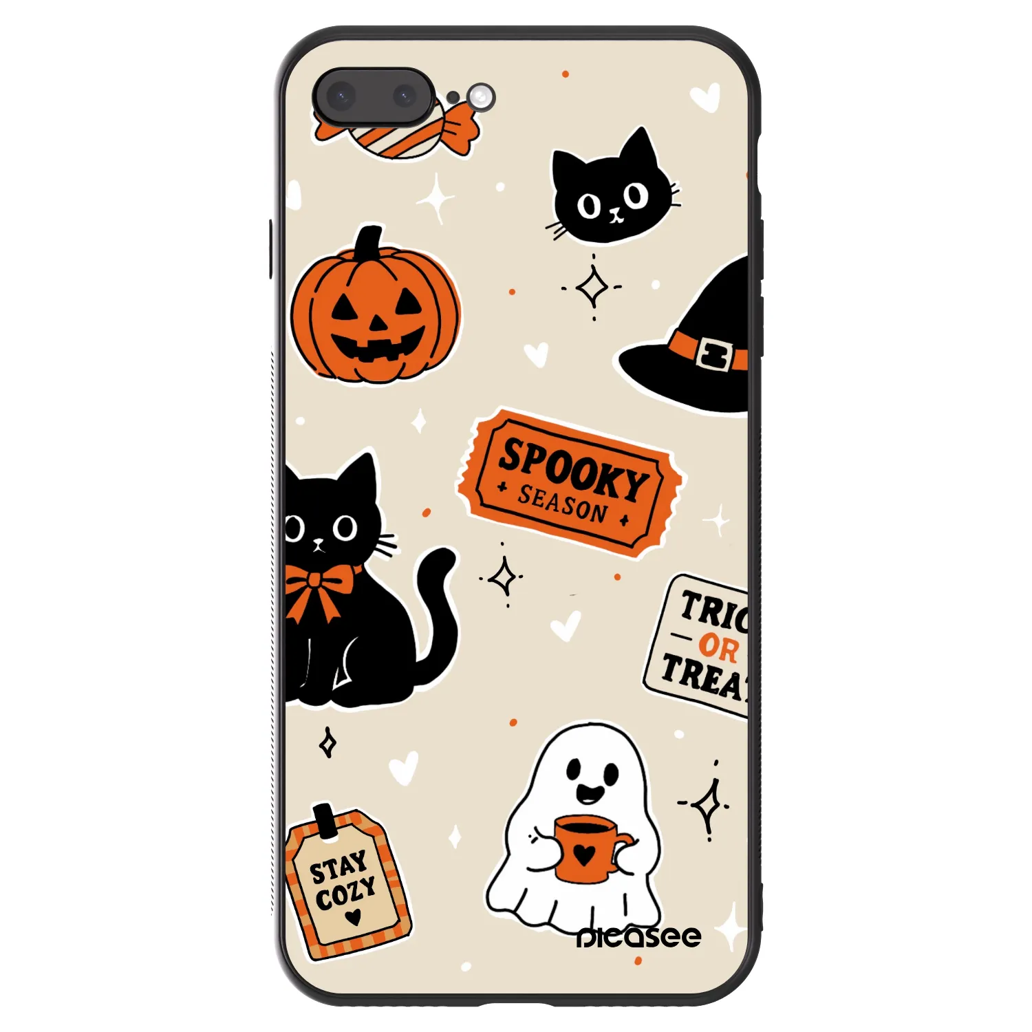 Picasee ULTIMATE CASE pro Apple iPhone 8 Plus - Halloween stickers