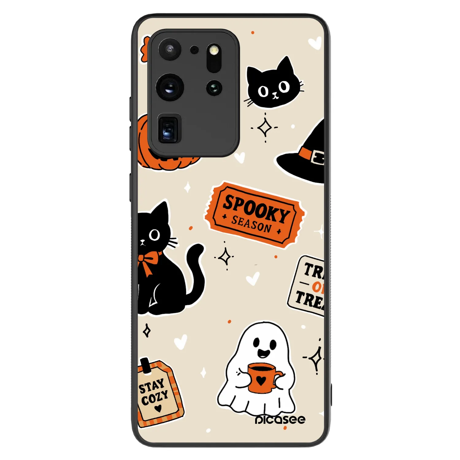 Picasee ULTIMATE CASE pro Samsung Galaxy S20 Ultra 5G G988F - Halloween stickers