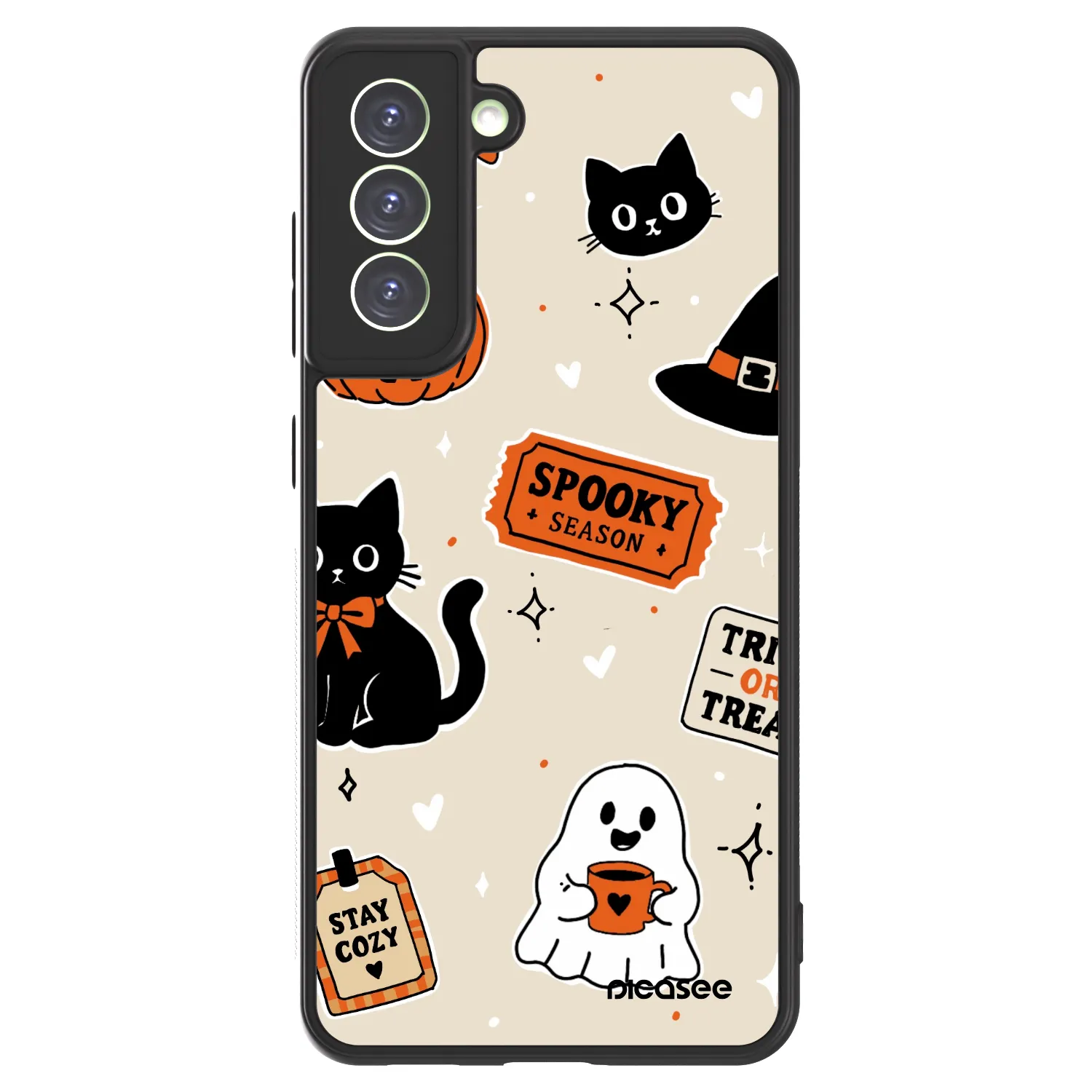 Picasee ULTIMATE CASE pro Samsung Galaxy S21 FE 5G - Halloween stickers