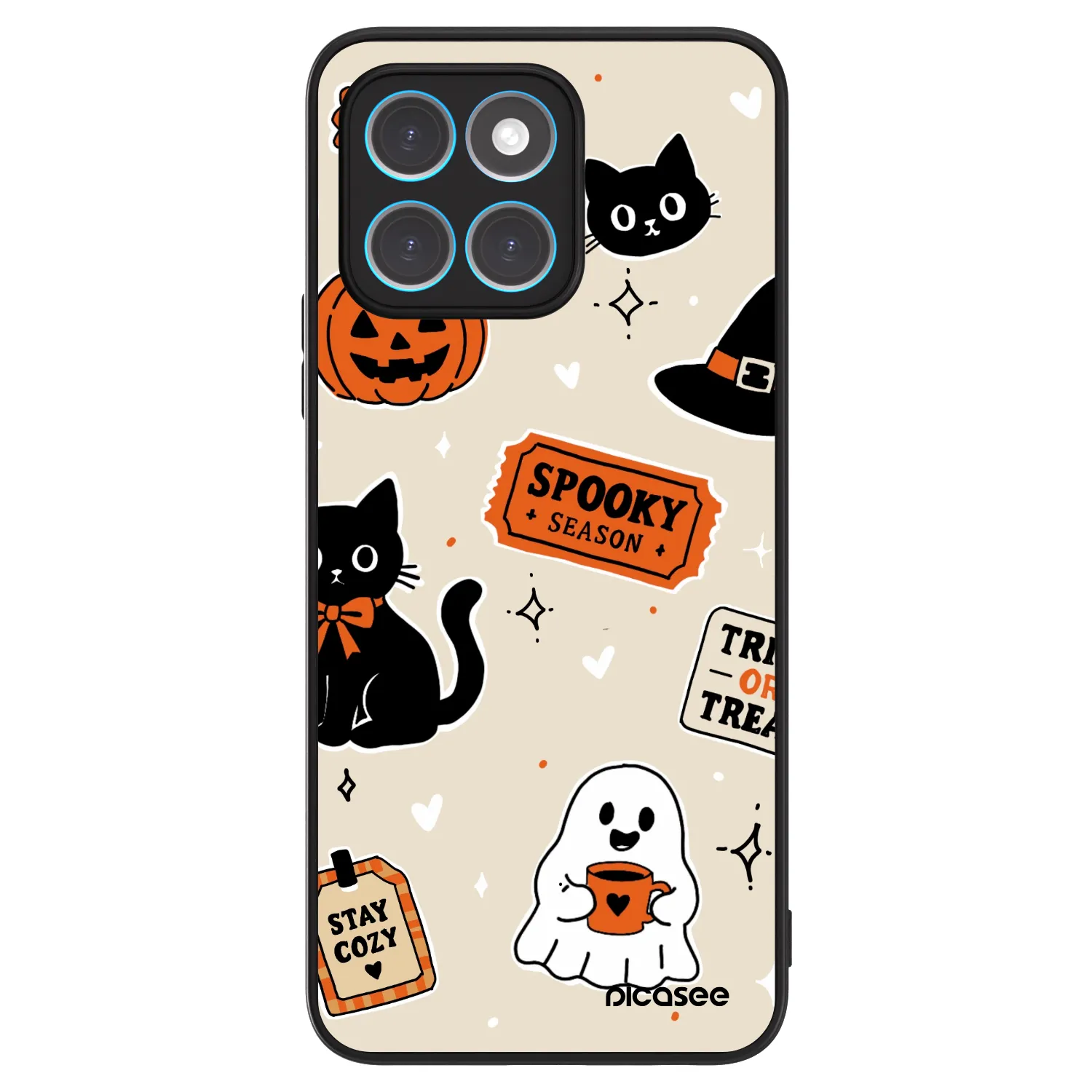 Picasee ULTIMATE CASE pro Honor X8 4G - Halloween stickers