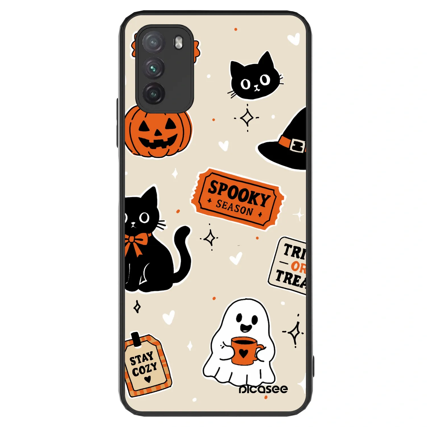 Picasee ULTIMATE CASE pro Xiaomi Poco M3 - Halloween stickers