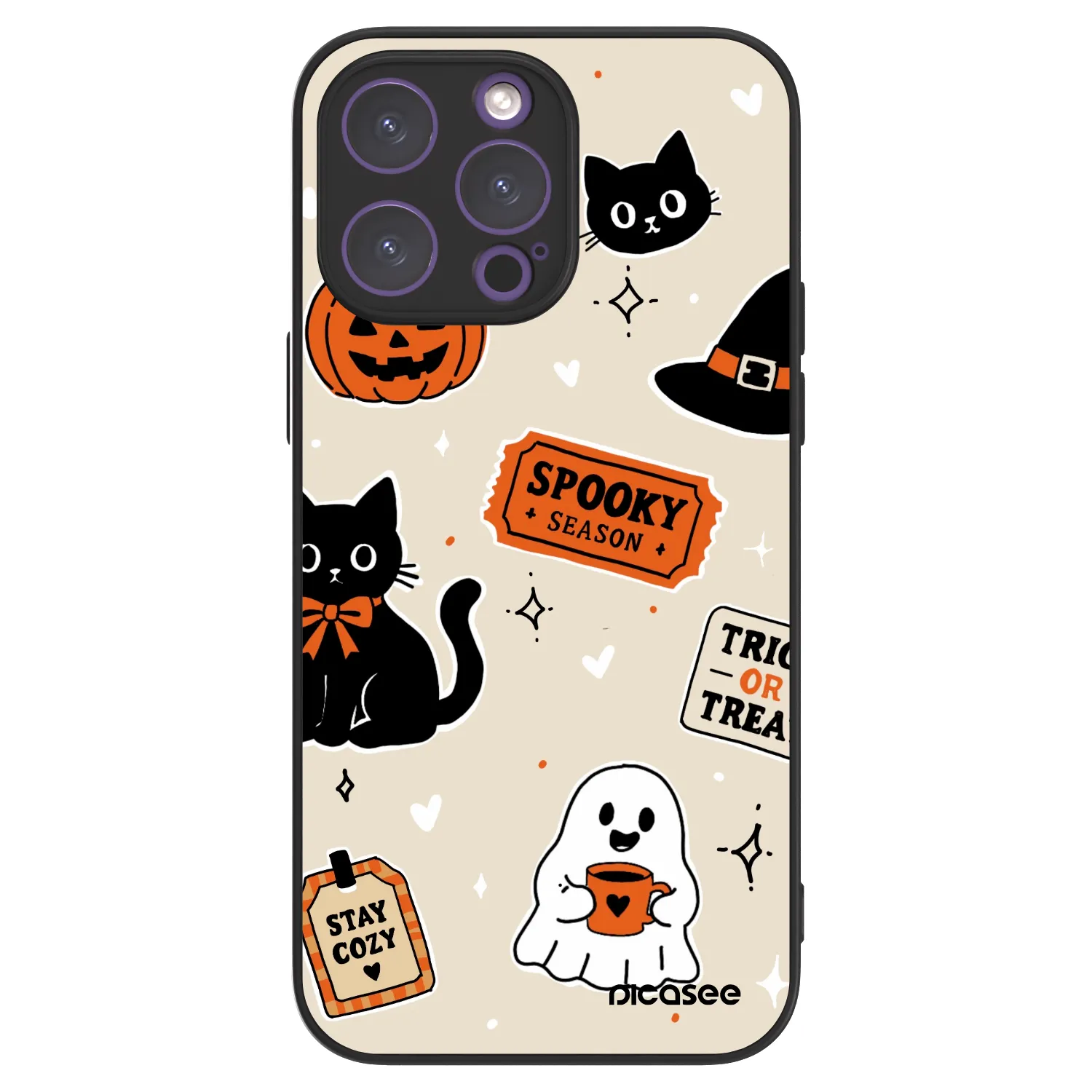 Picasee ULTIMATE CASE pro Apple iPhone 14 Pro Max - Halloween stickers