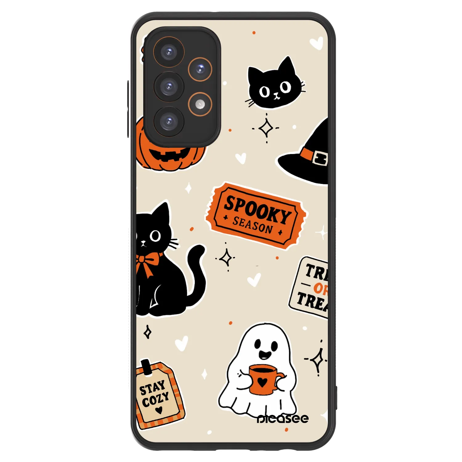 Picasee ULTIMATE CASE pro Samsung Galaxy A23 A235F 4G - Halloween stickers