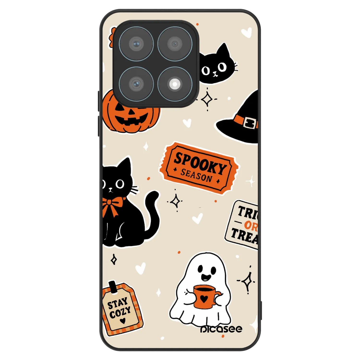 Picasee ULTIMATE CASE pro Honor X8a - Halloween stickers