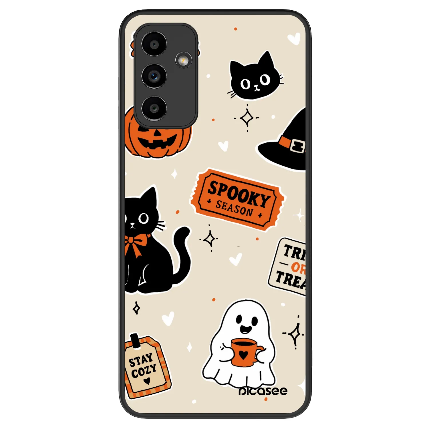 Picasee ULTIMATE CASE pro Samsung Galaxy A04s A047F - Halloween stickers