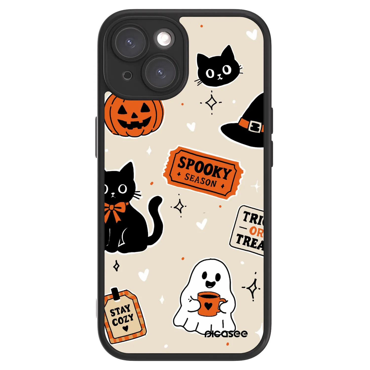 Picasee ULTIMATE CASE pro Apple iPhone 15 - Halloween stickers