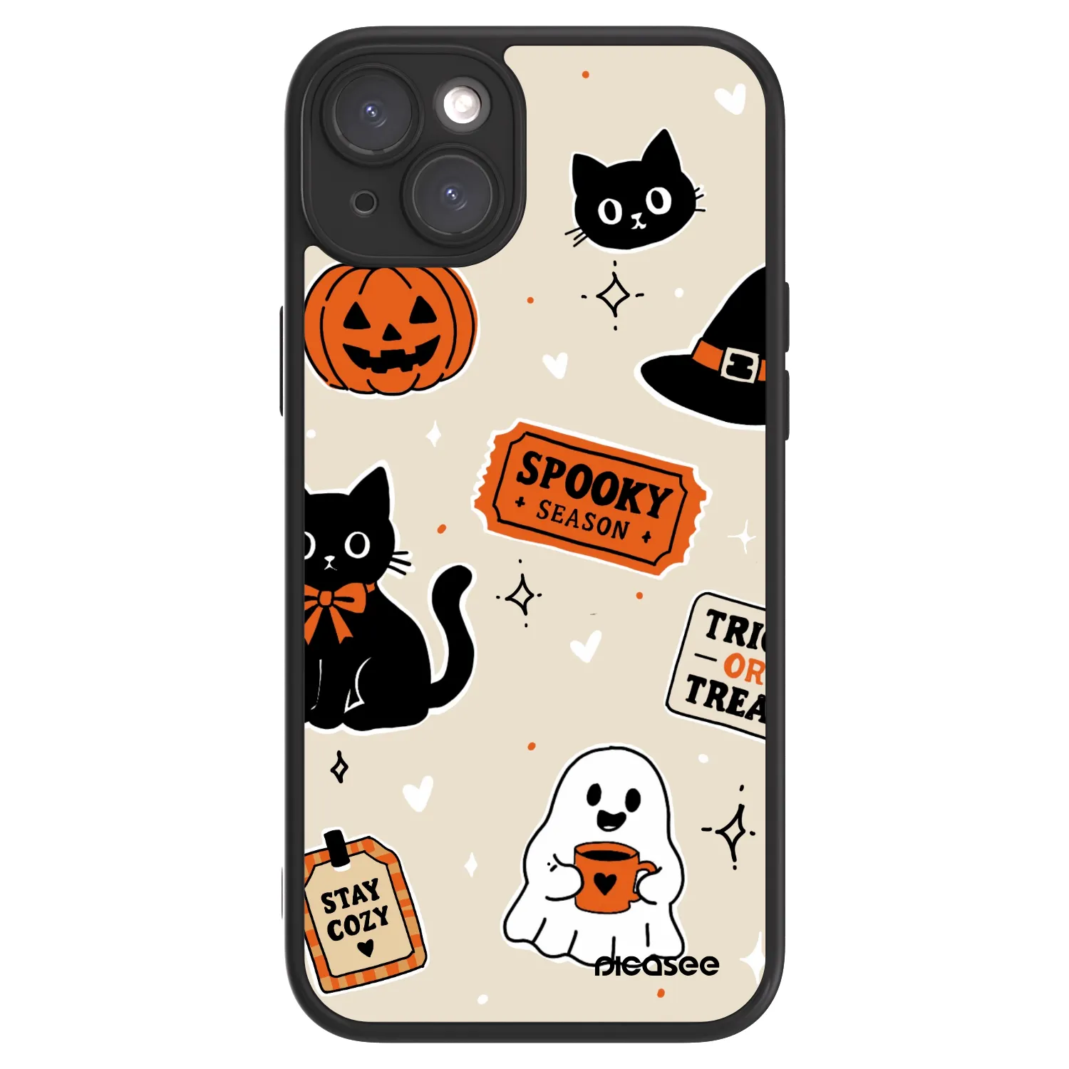 Picasee ULTIMATE CASE pro Apple iPhone 15 Plus - Halloween stickers