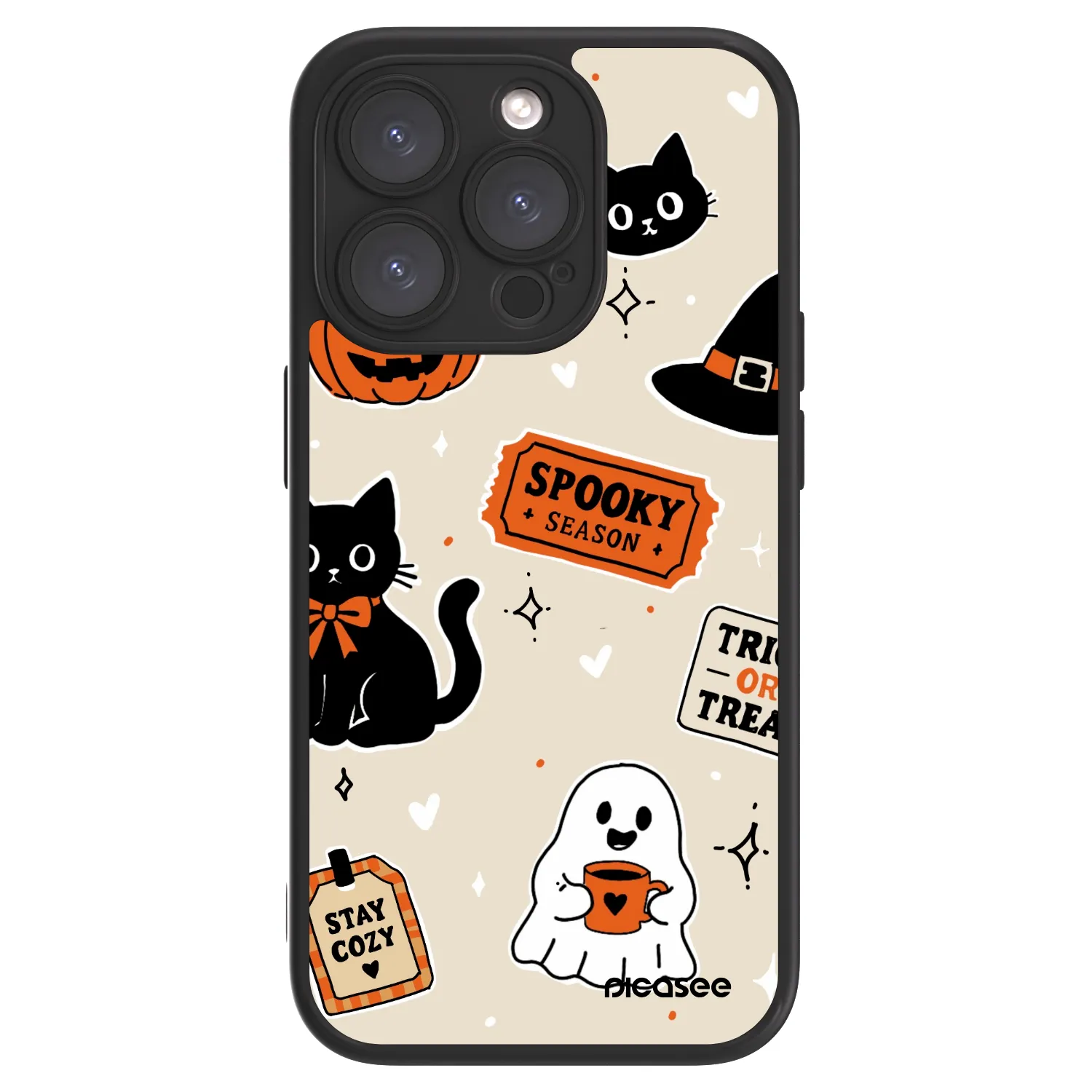 Picasee ULTIMATE CASE pro Apple iPhone 15 Pro - Halloween stickers