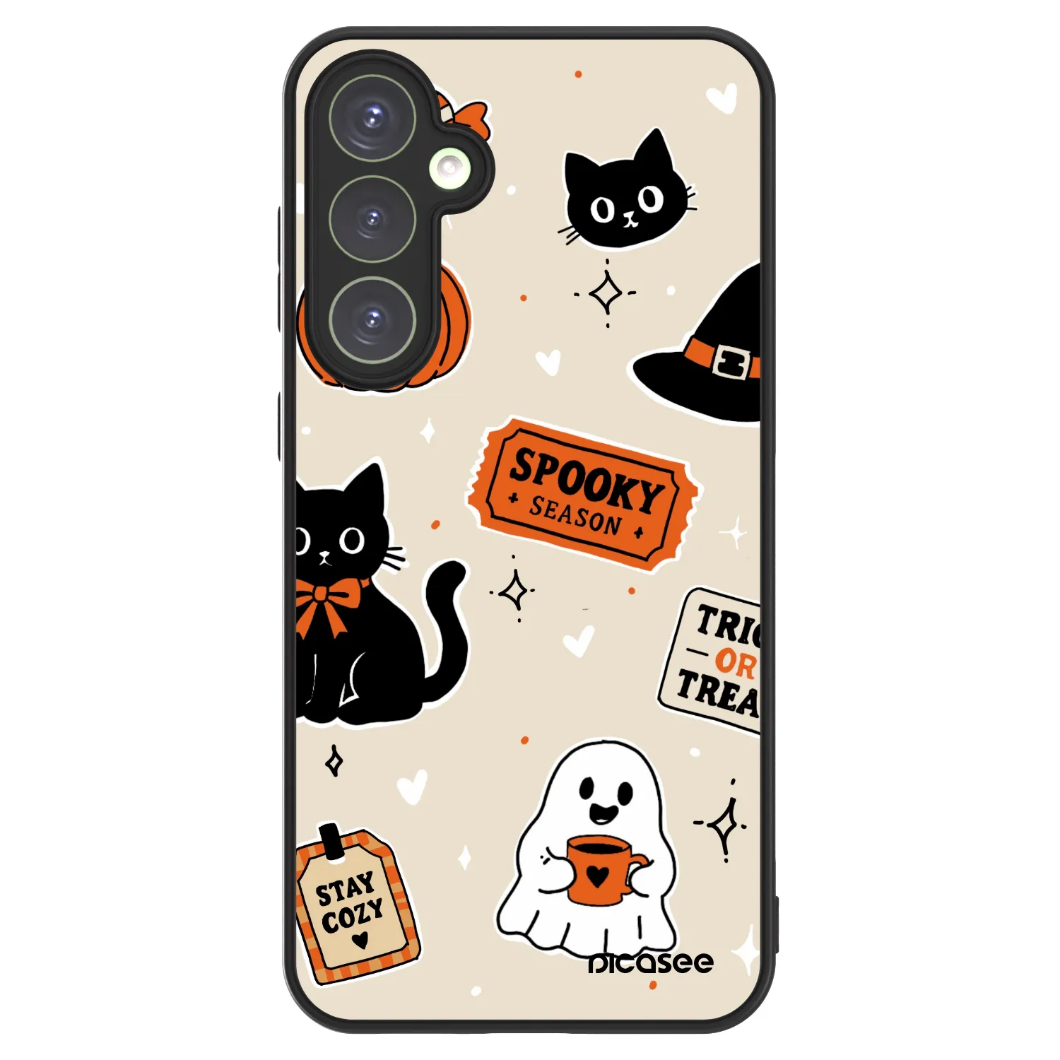 Picasee ULTIMATE CASE pro Samsung Galaxy S23 FE S711B - Halloween stickers