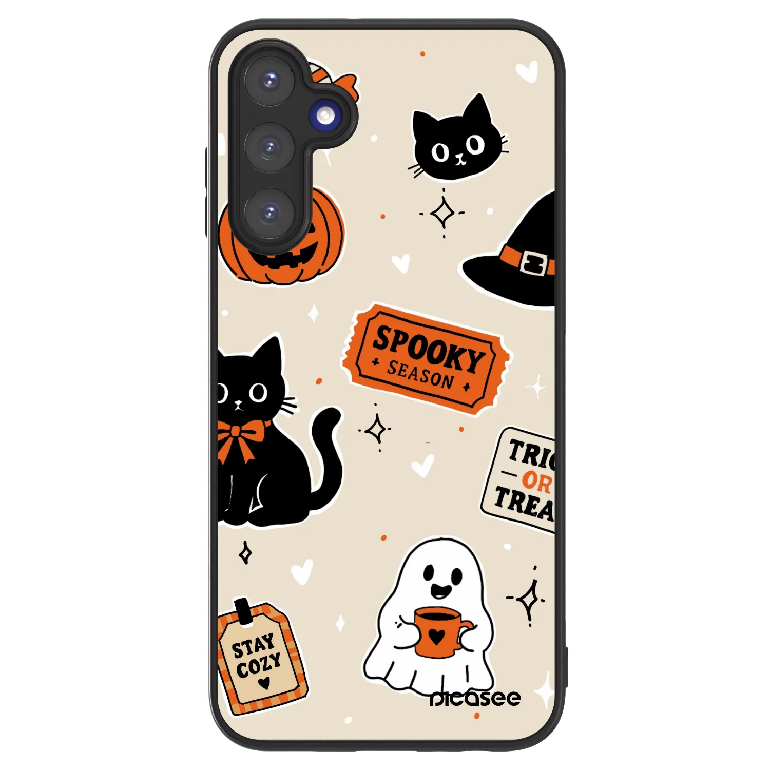 Picasee ULTIMATE CASE pro Samsung Galaxy A15 A155F 4G - Halloween stickers