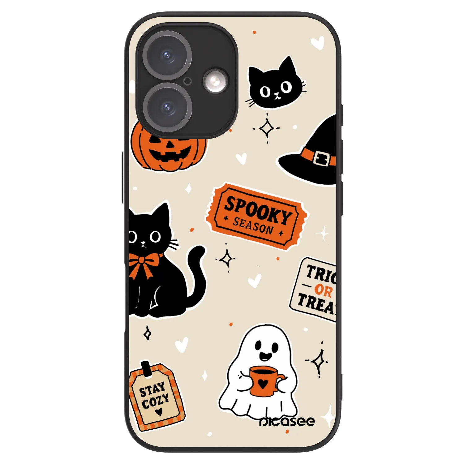 Picasee ULTIMATE CASE pro Apple iPhone 16 - Halloween stickers