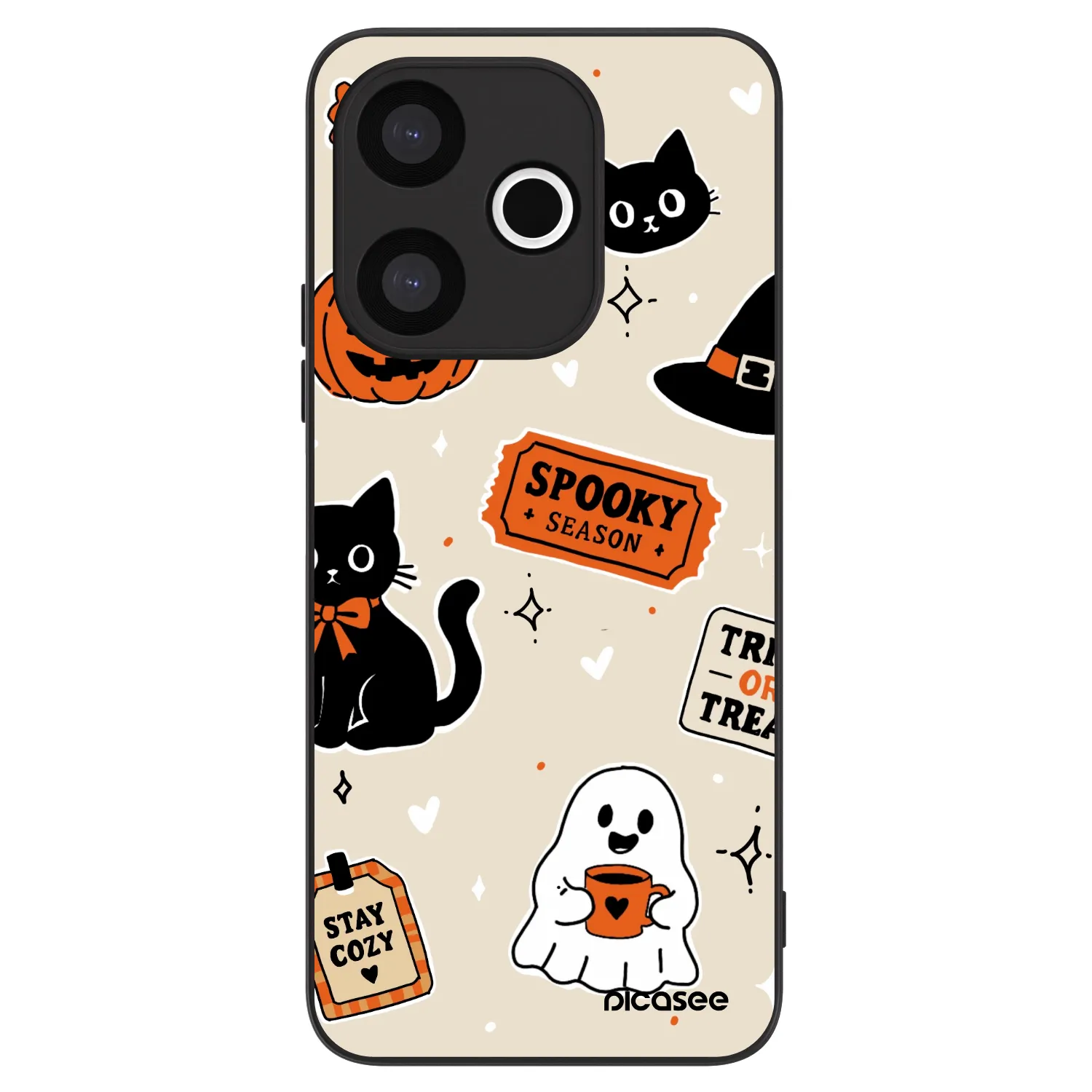 Picasee ULTIMATE CASE pro Xiaomi Redmi 13 4G - Halloween stickers