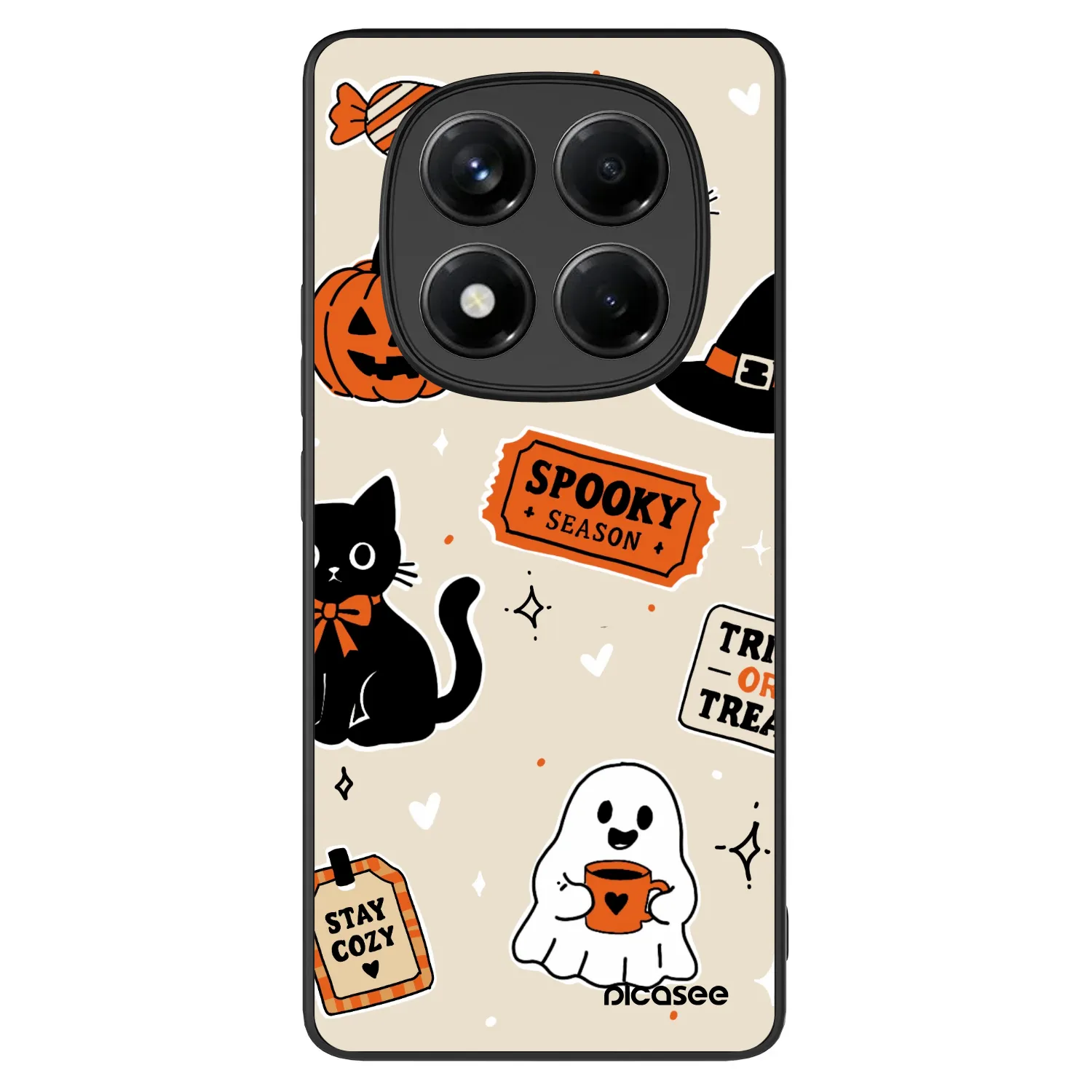 Picasee ULTIMATE CASE pro Xiaomi Redmi Note 14 Pro 4G - Halloween stickers