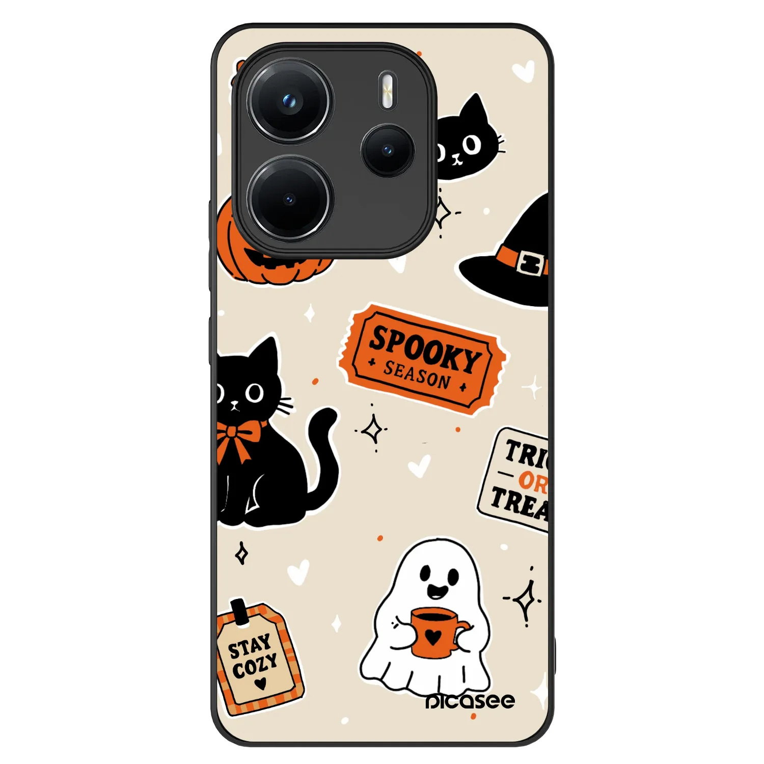 Picasee ULTIMATE CASE pro Xiaomi Redmi Note 14 4G - Halloween stickers