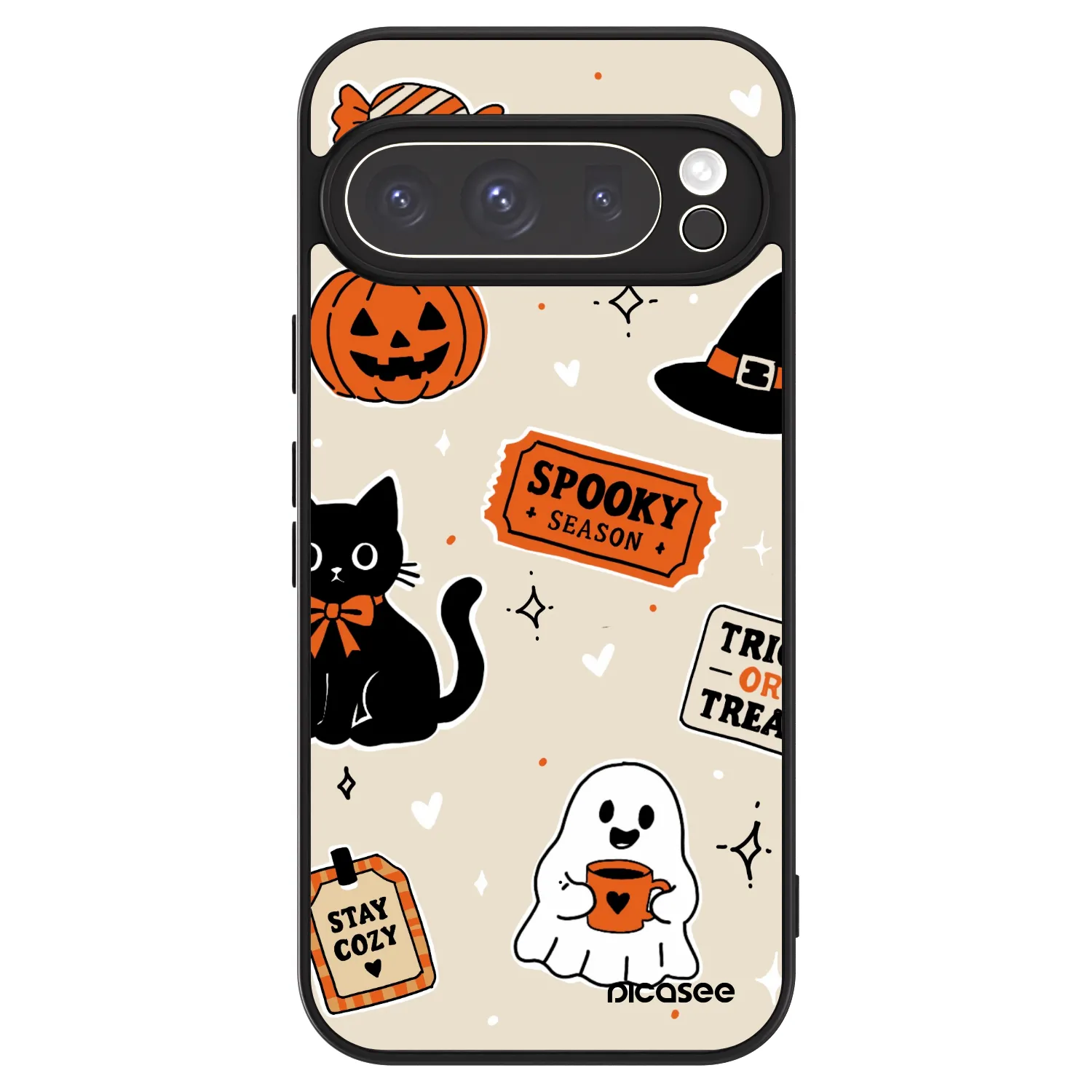 Picasee ULTIMATE CASE pro Google Pixel 9 Pro - Halloween stickers