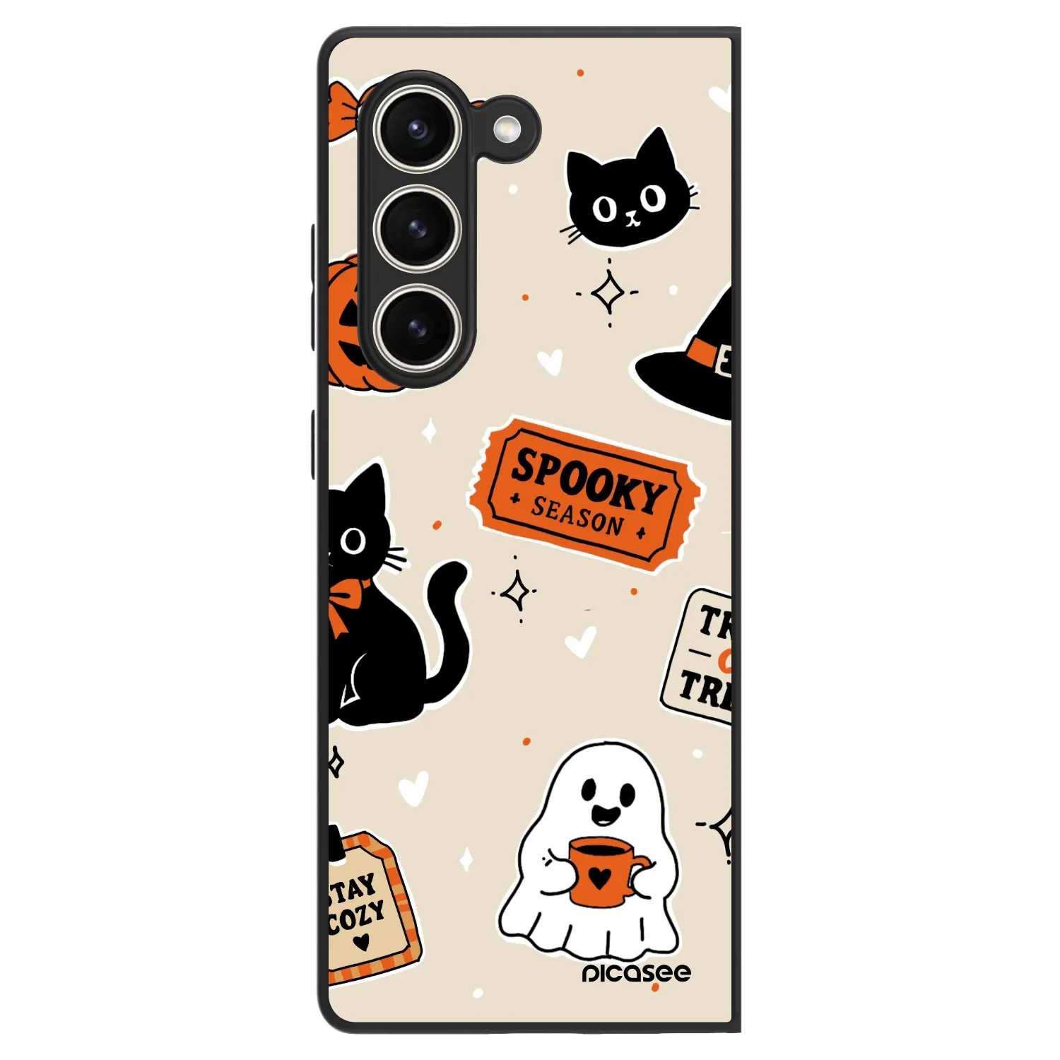 Picasee ULTIMATE CASE pro Samsung Galaxy Z Fold5 5G - Halloween stickers