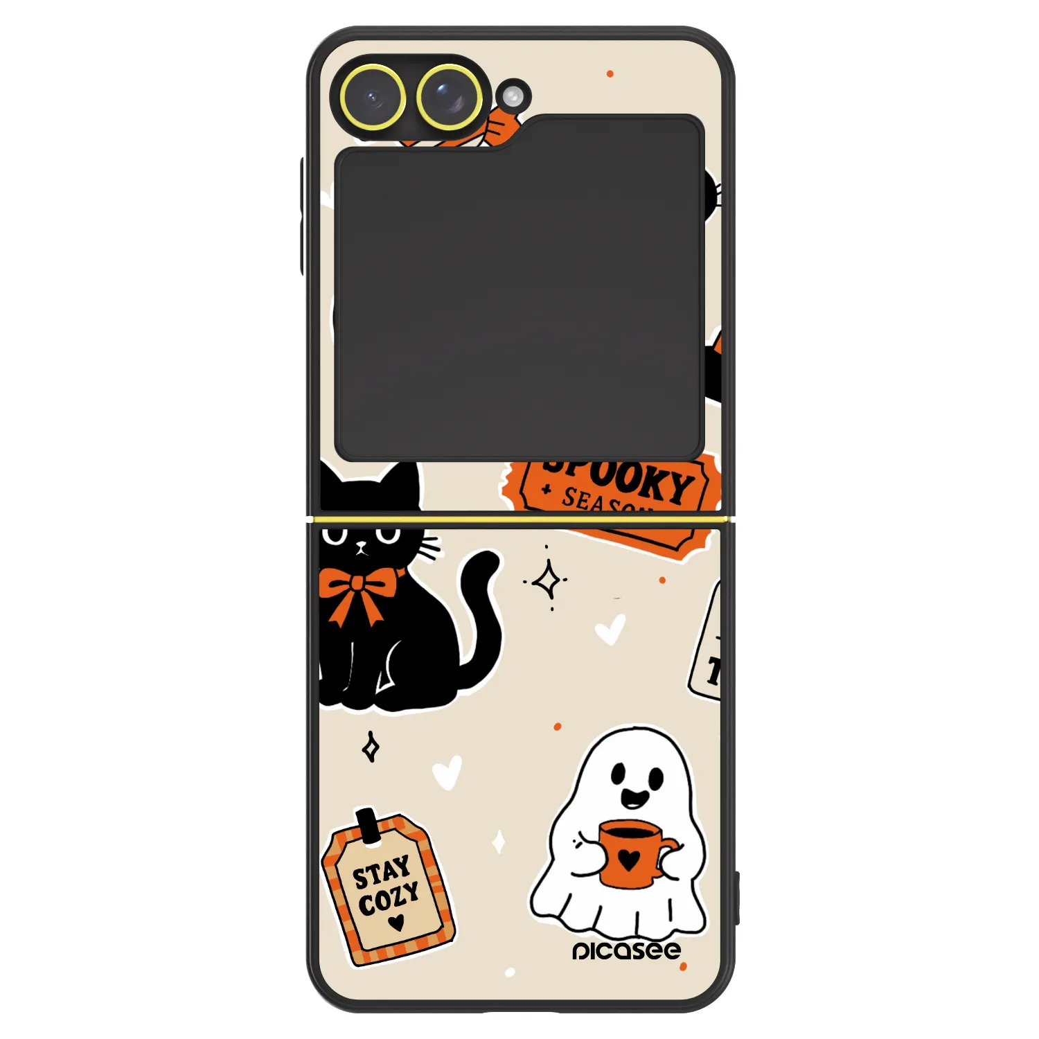 Picasee ULTIMATE CASE pro Samsung Galaxy Z Flip5 5G - Halloween stickers