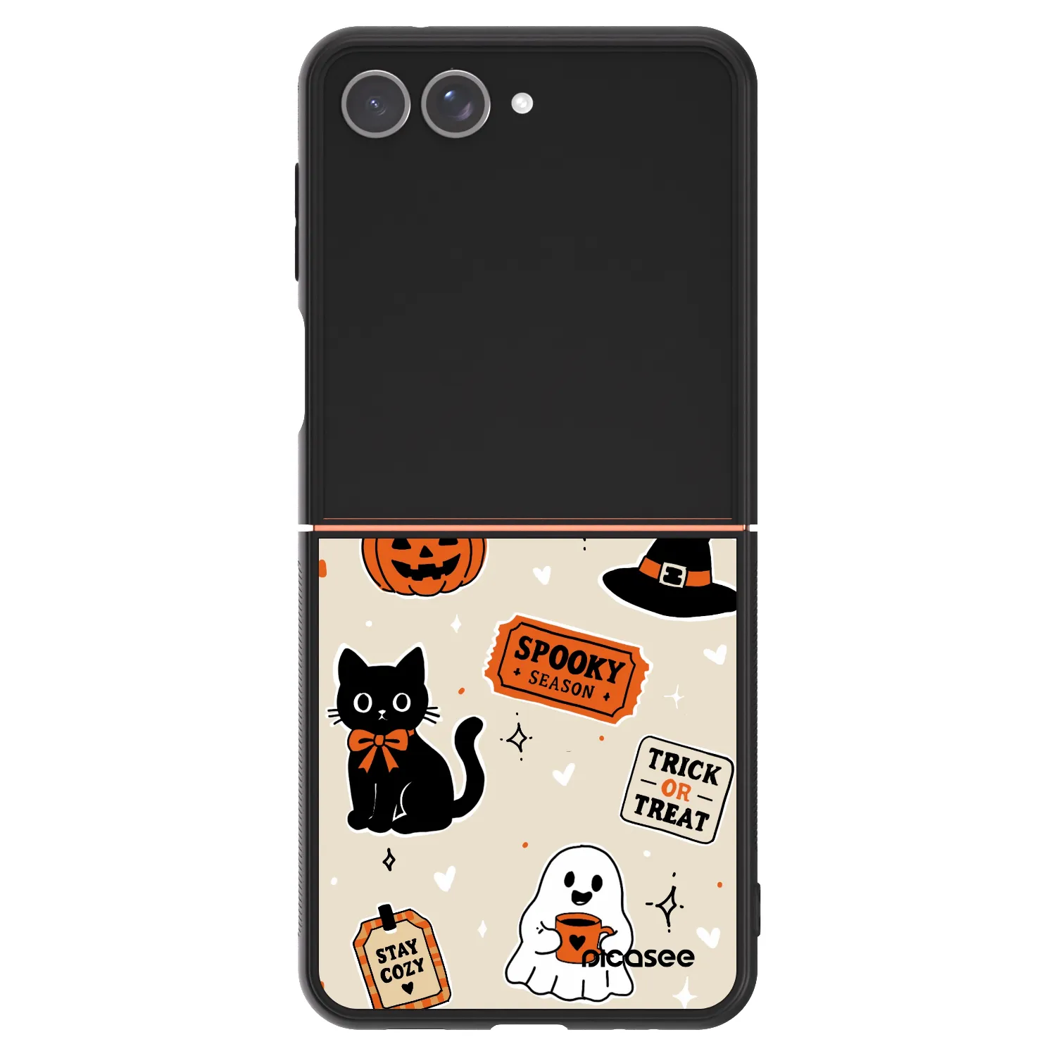 Picasee ULTIMATE CASE pro Samsung Galaxy Z Flip7 5G - Halloween stickers
