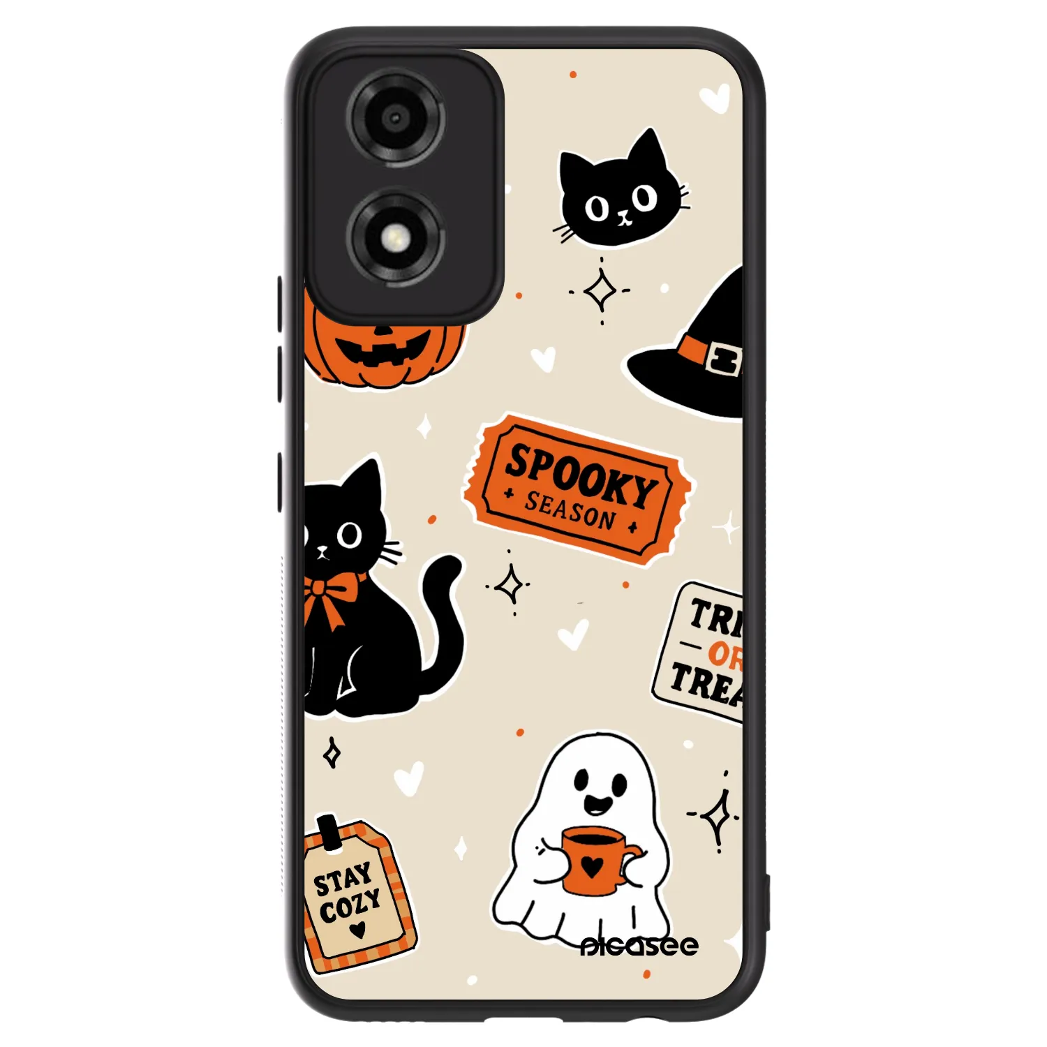 Picasee ULTIMATE CASE pro Motorola Moto E14 - Halloween stickers