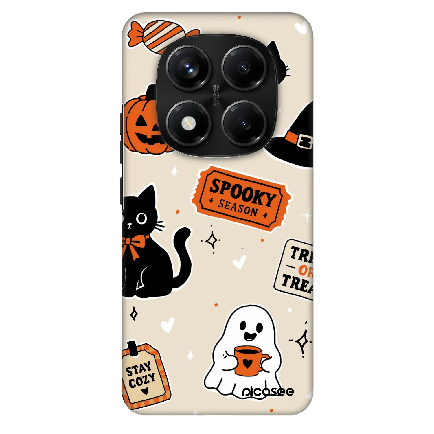 Picasee Fashion Case pre Xiaomi Redmi Note 14 Pro+ 5G - Halloween stickers