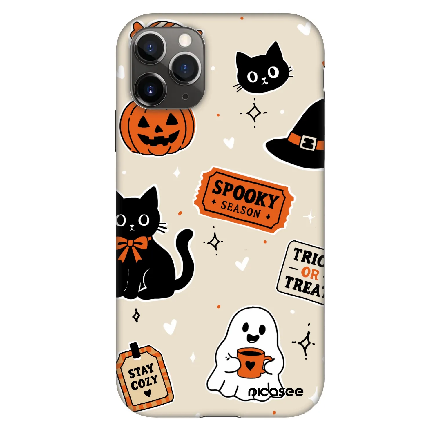 Picasee Fashion Case pre Apple iPhone 11 Pro - Halloween stickers