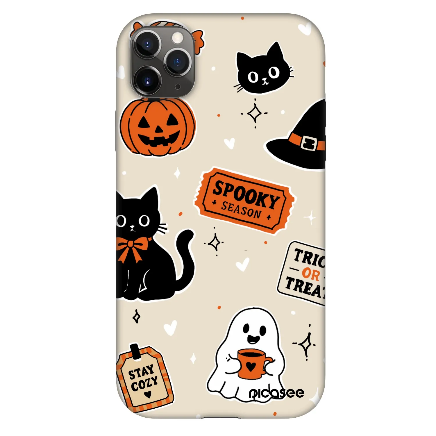Picasee Fashion Case pre Apple iPhone 11 Pro Max - Halloween stickers