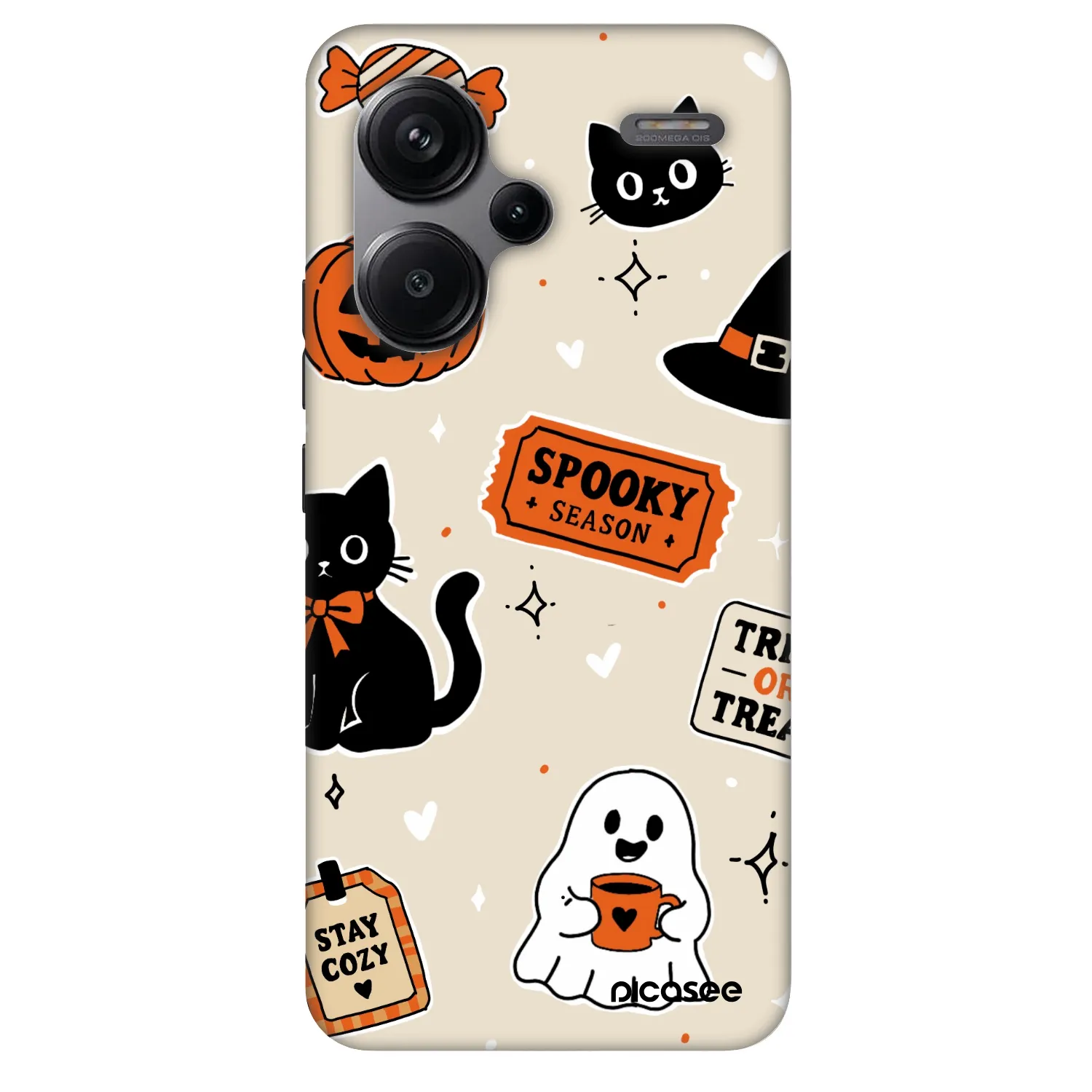 Picasee Fashion Case pre Xiaomi Redmi Note 13 Pro+ 5G - Halloween stickers