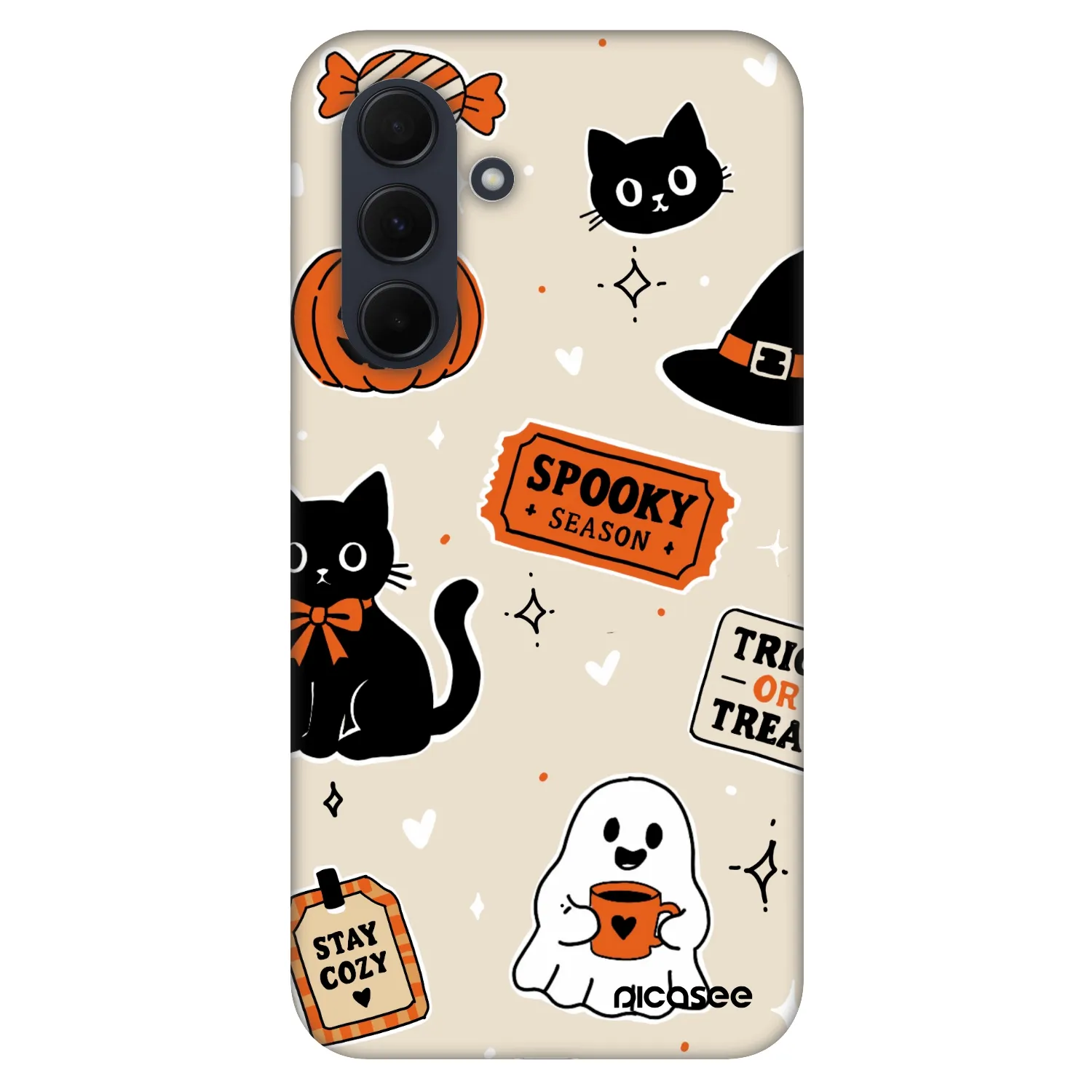 Picasee Fashion Case pre Samsung Galaxy A35 5G A356B - Halloween stickers