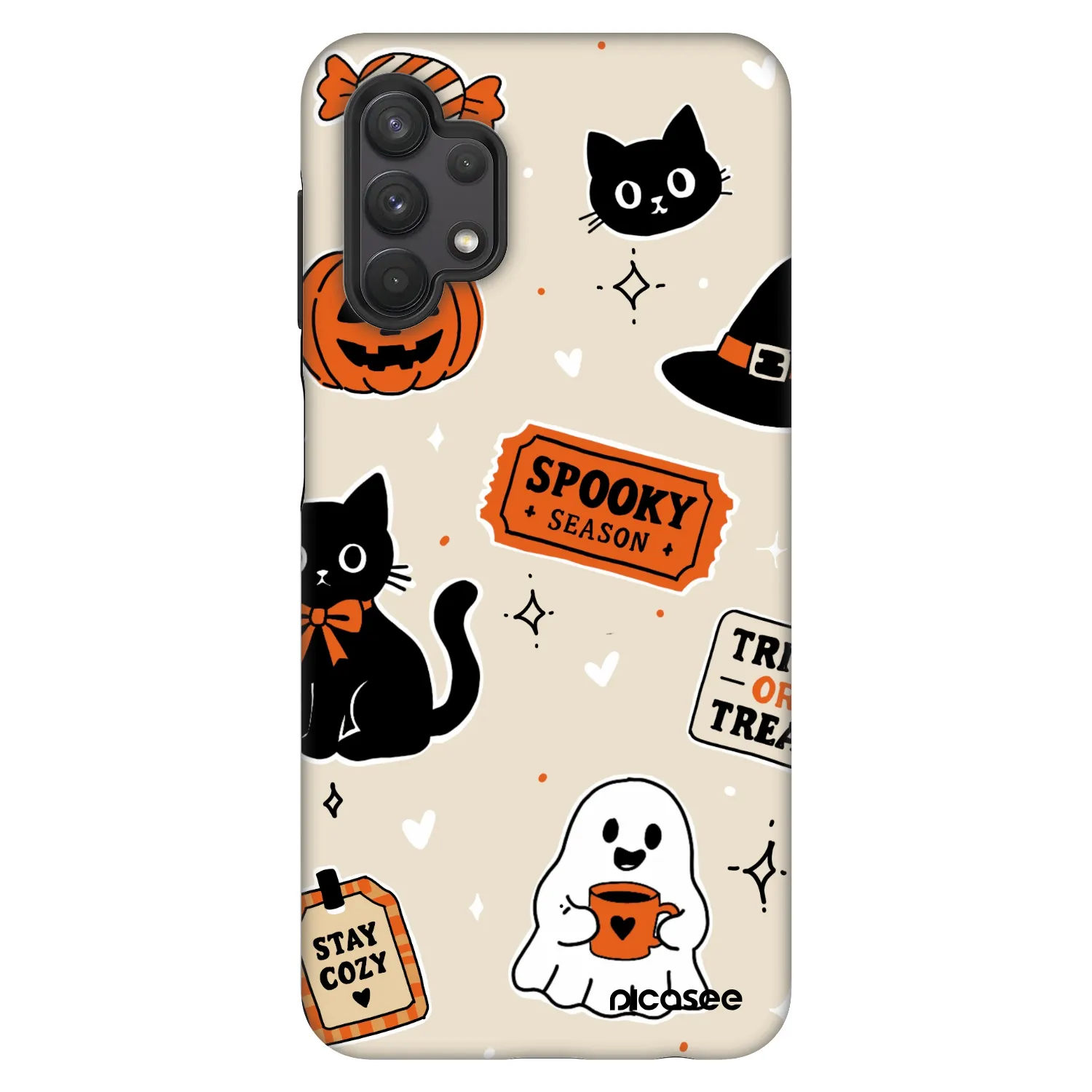 Picasee Fashion Case pre Samsung Galaxy A32 5G A326B - Halloween stickers