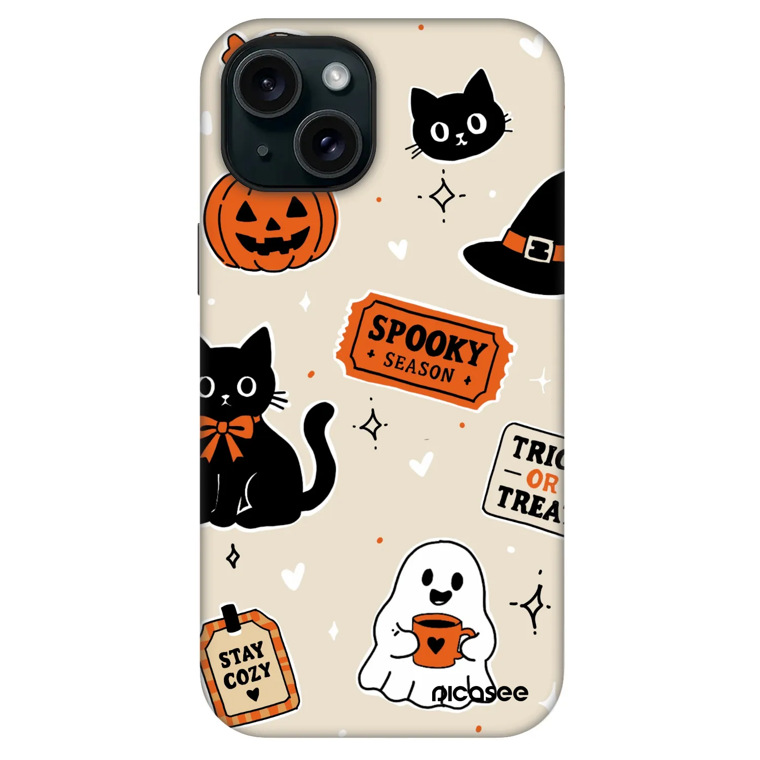 Picasee Fashion Case MagSafe pre Apple iPhone 13 - Halloween stickers