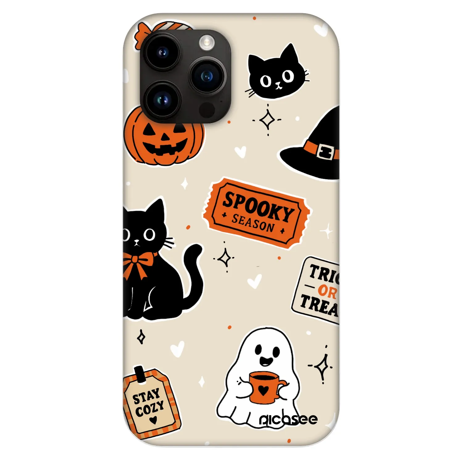 Picasee Fashion Case MagSafe pre Apple iPhone 13 Pro Max - Halloween stickers
