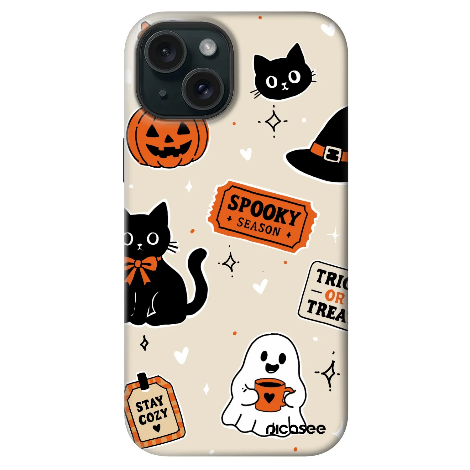 Picasee Fashion Case MagSafe pre Apple iPhone 14 - Halloween stickers