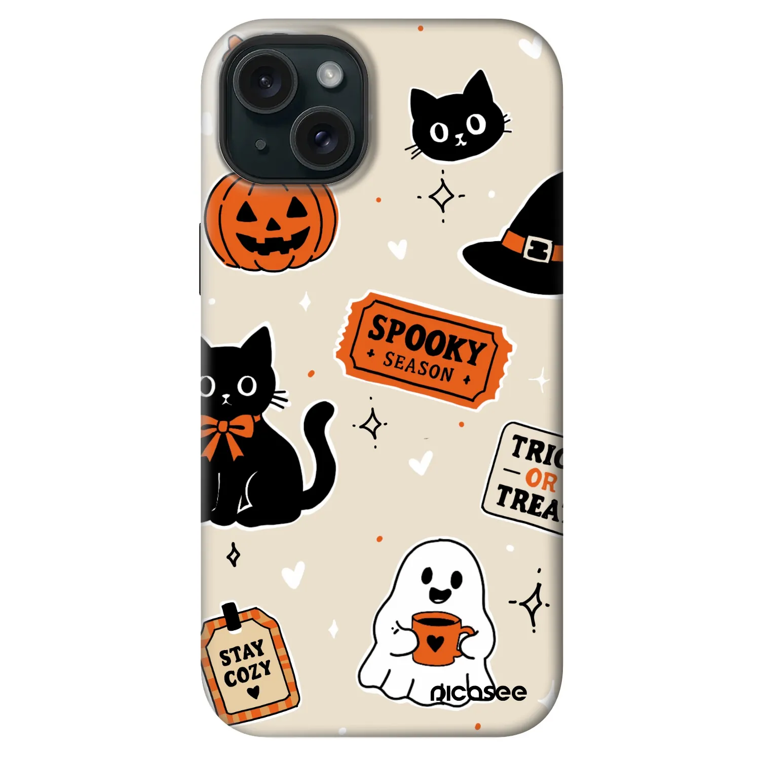 Picasee Fashion Case MagSafe pre Apple iPhone 14 Plus - Halloween stickers