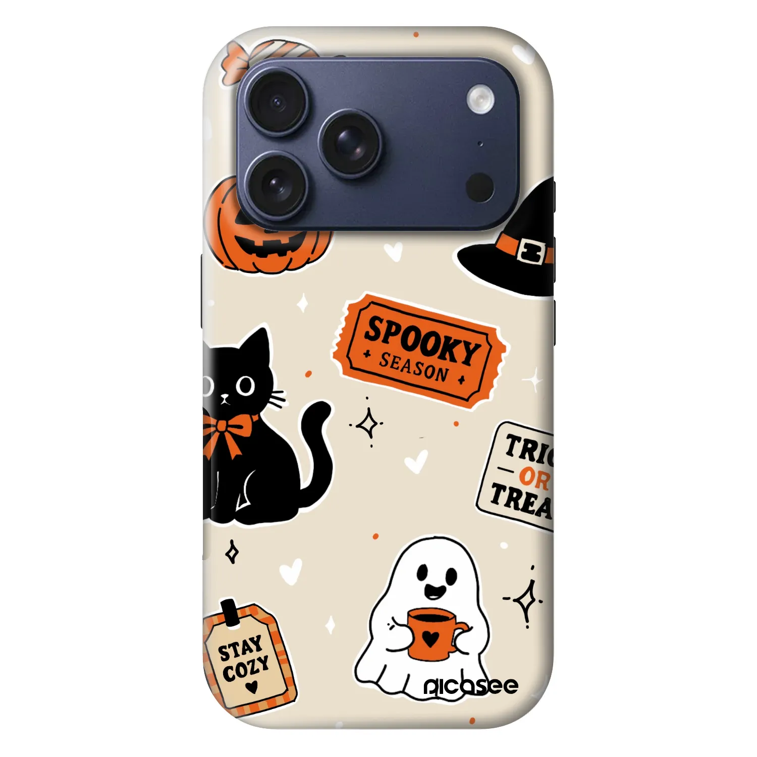 Picasee Fashion Case MagSafe pre Apple iPhone 17 Pro - Halloween stickers