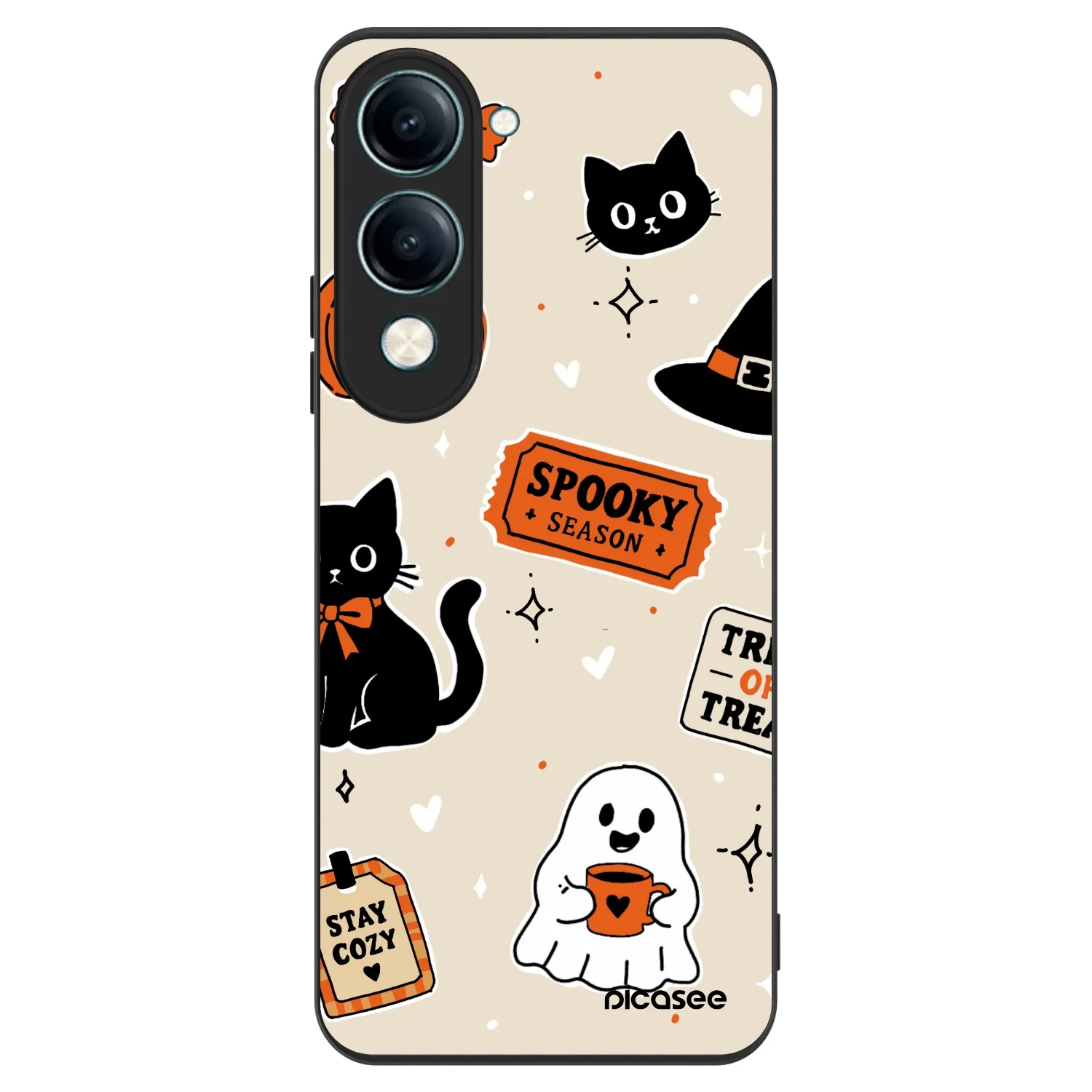 Picasee ULTIMATE CASE pro Vivo Y29s 5G - Halloween stickers