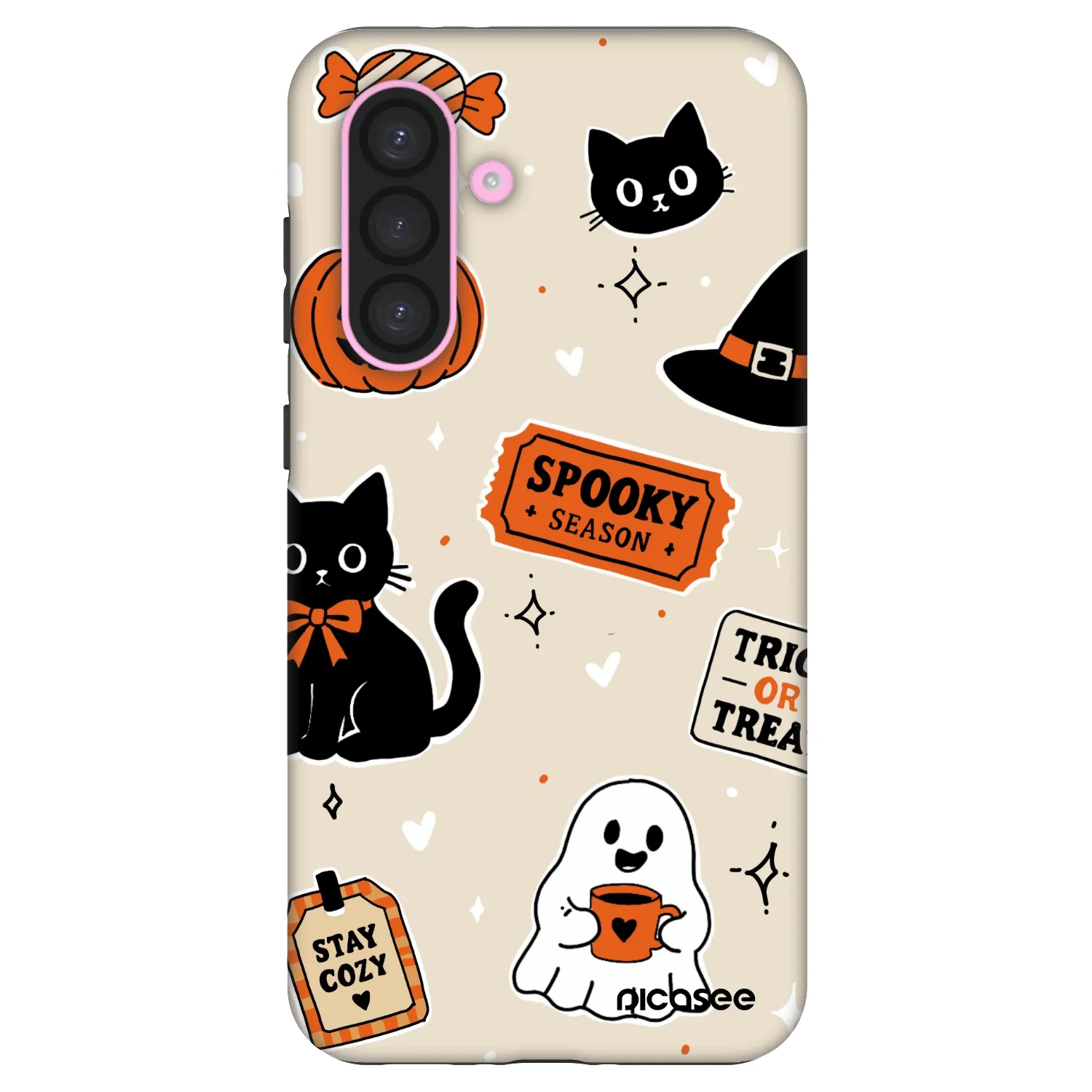 Picasee Fashion Case pre Samsung Galaxy A56 5G A566B - Halloween stickers