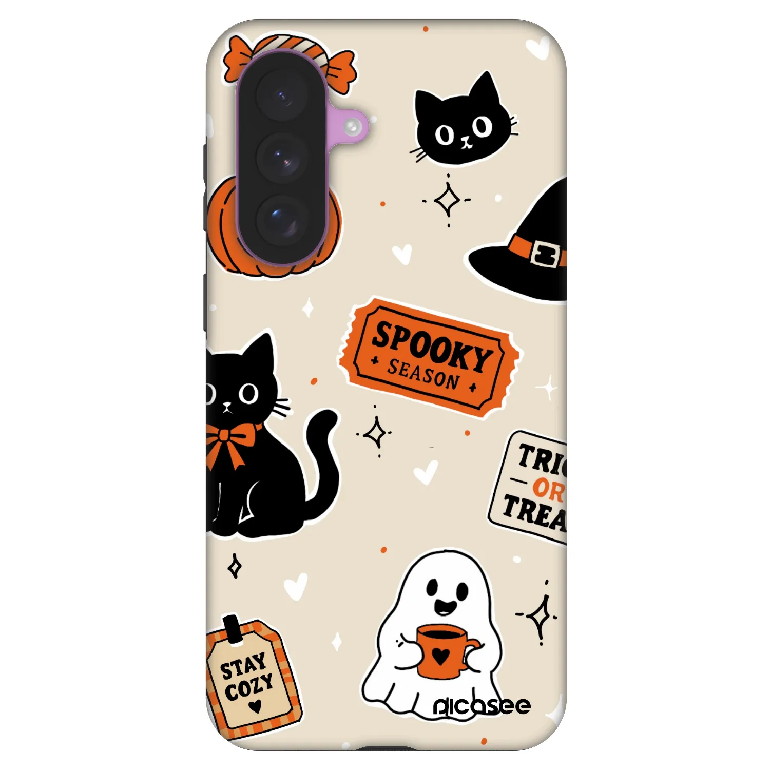 Picasee Fashion Case pre Samsung Galaxy A57 5G - Halloween stickers