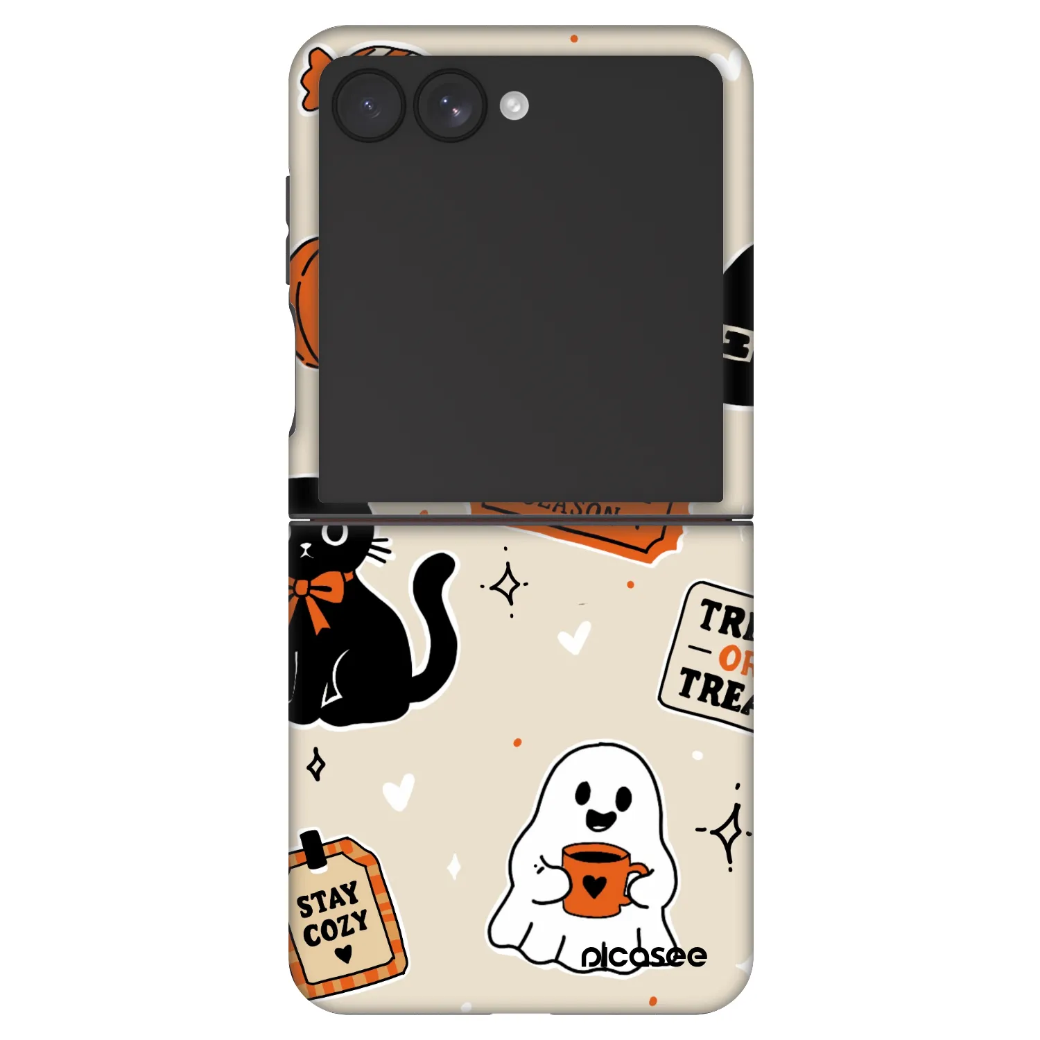 Picasee Fashion Case pre Samsung Galaxy Z Flip7 5G - Halloween stickers