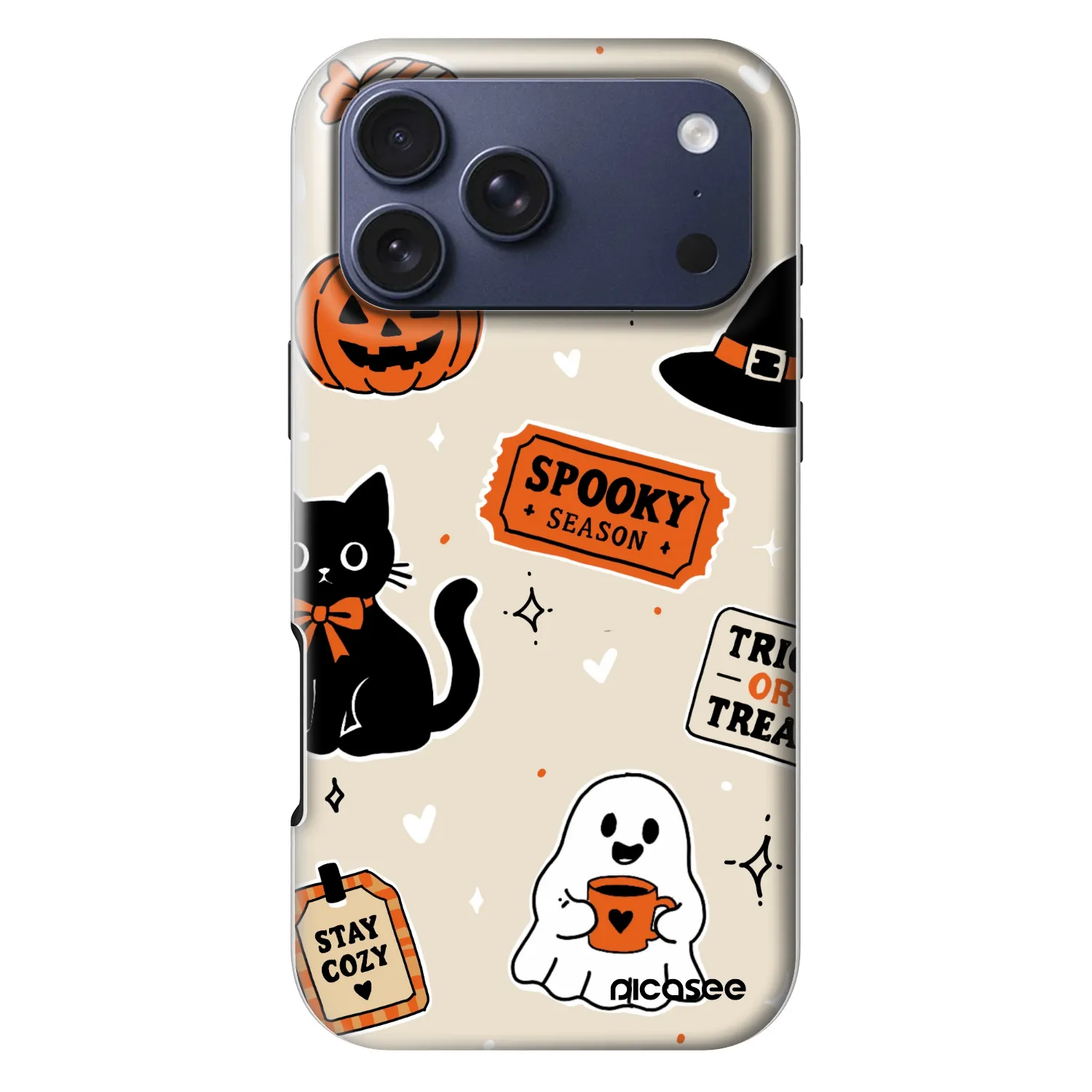 Picasee Fashion Case MagSafe pre Apple iPhone 18 Pro Max - Halloween stickers