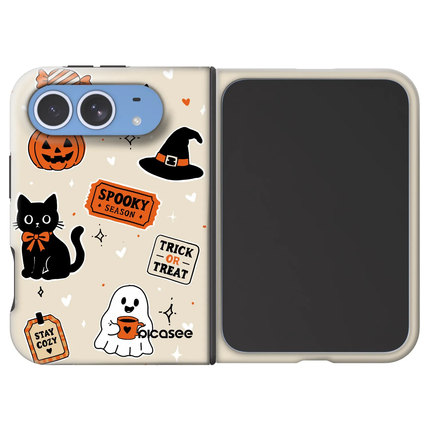 Picasee Fashion Case MagSafe pre Apple iPhone Duo - Halloween stickers