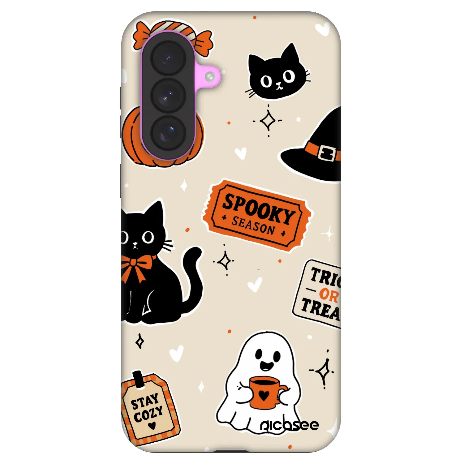 Picasee Fashion Case pre Samsung Galaxy A37 - Halloween stickers