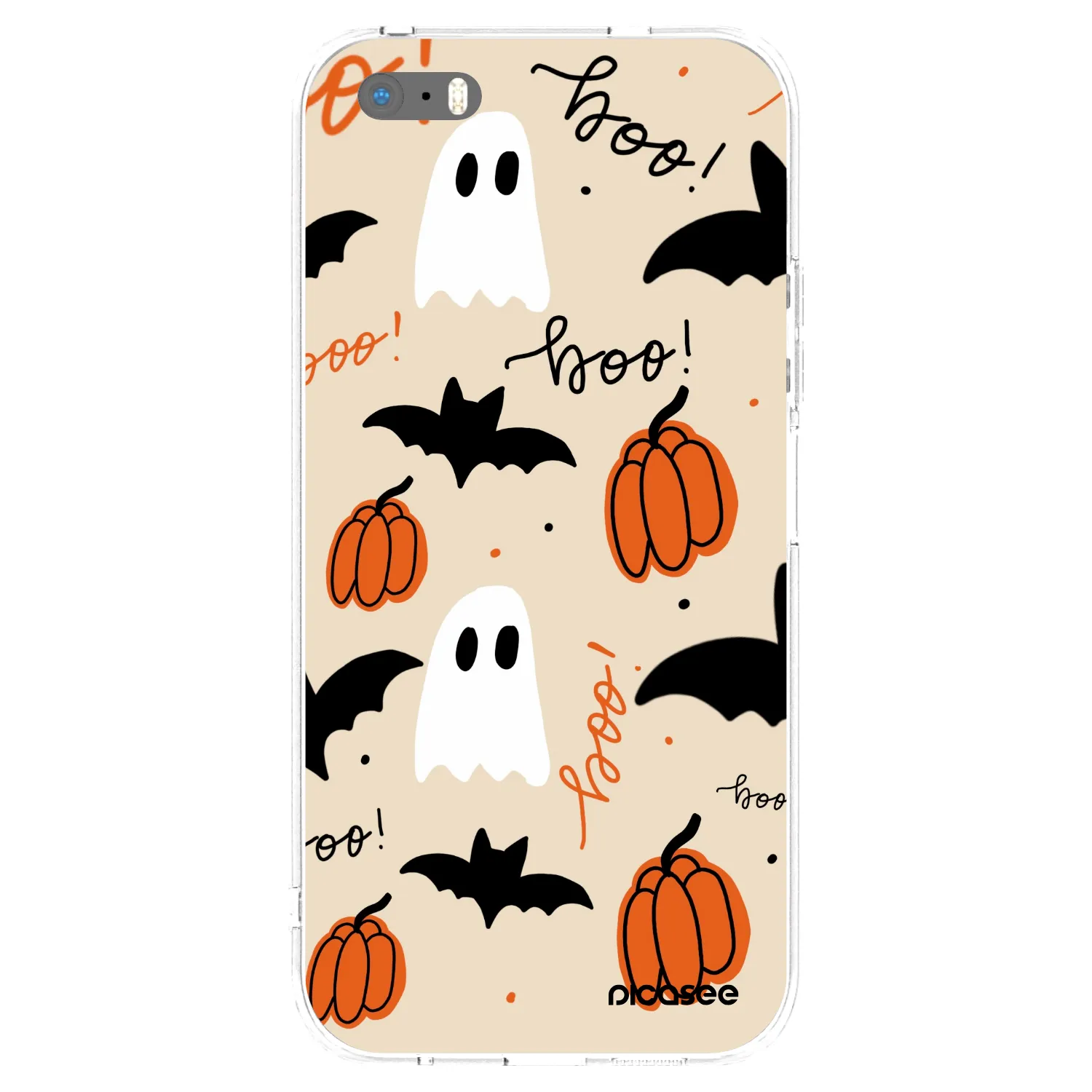 Picasee silikónový prehľadný obal pre Apple iPhone 5/5S/SE - Halloween 26