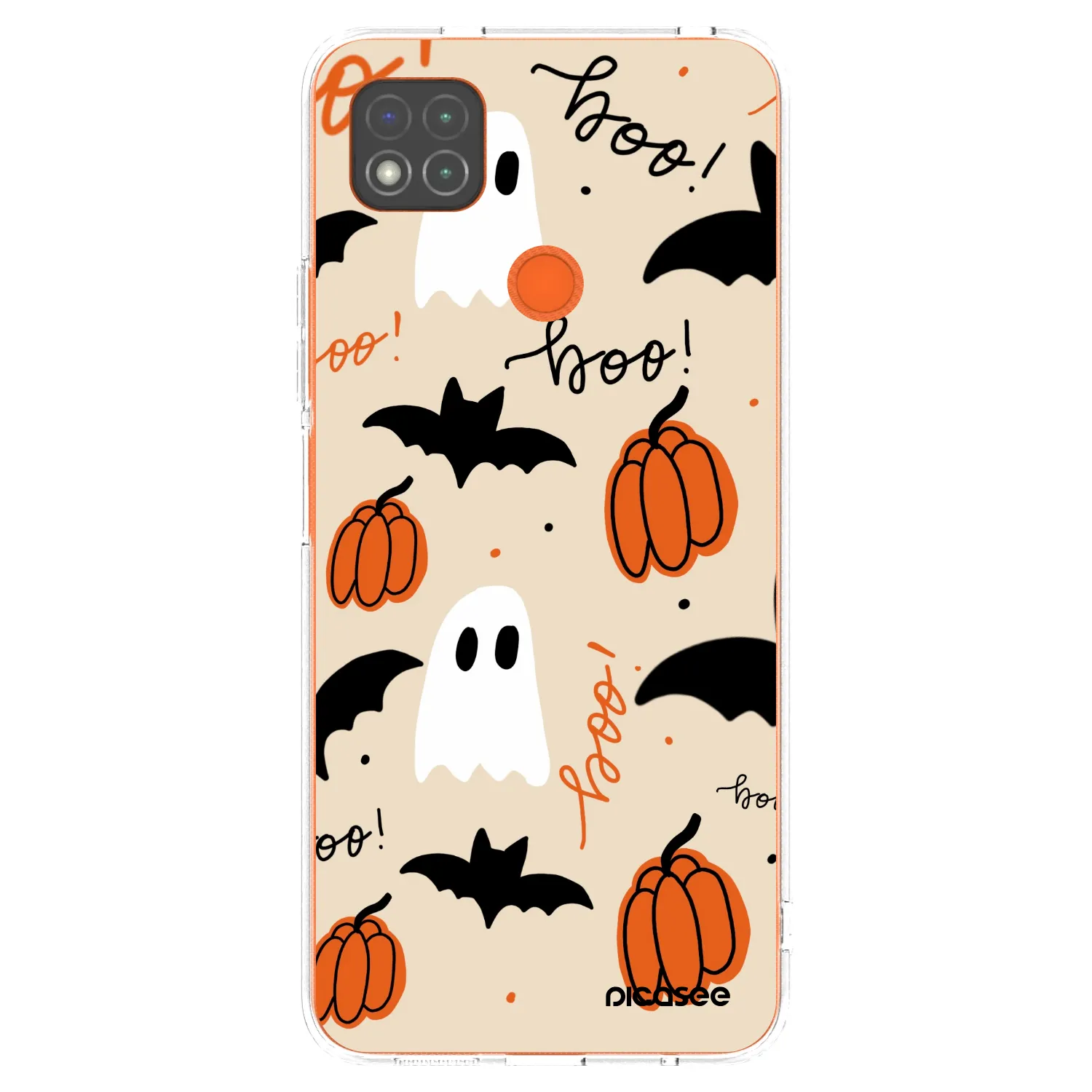 Picasee silikónový prehľadný obal pre Xiaomi Redmi 9C - Halloween 26