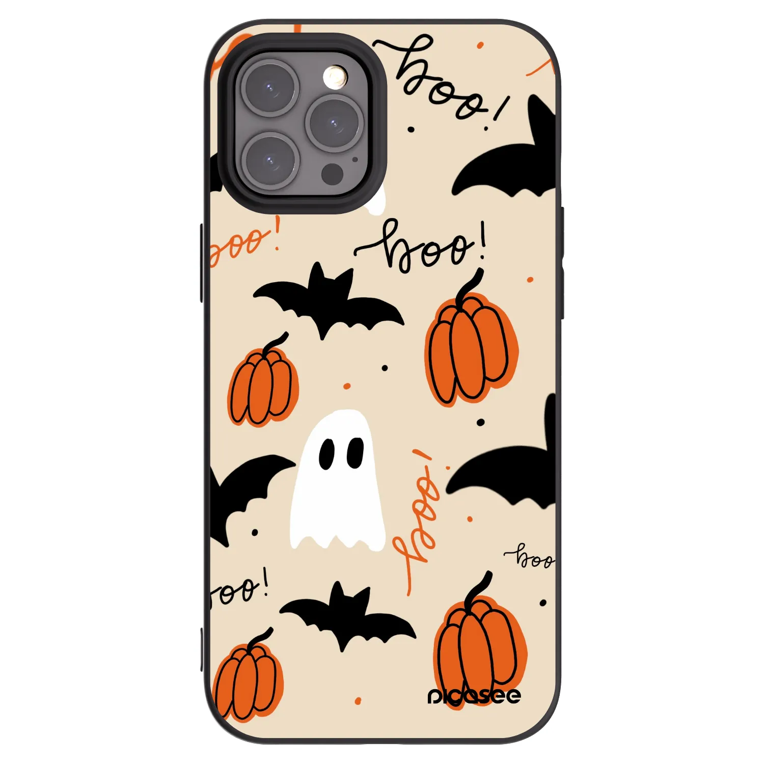 Picasee silikónový čierny obal pre Apple iPhone 12 Pro Max - Halloween 26