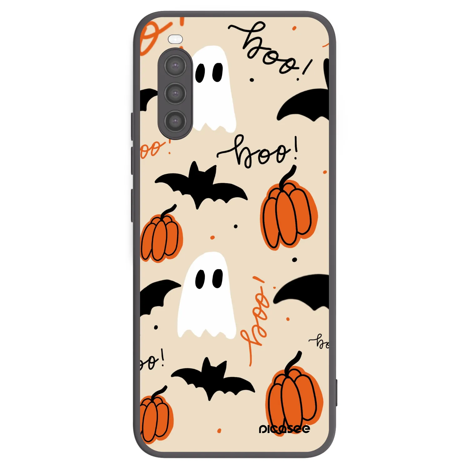 Picasee silikónový čierny obal pre Sony Xperia 10 II - Halloween 26