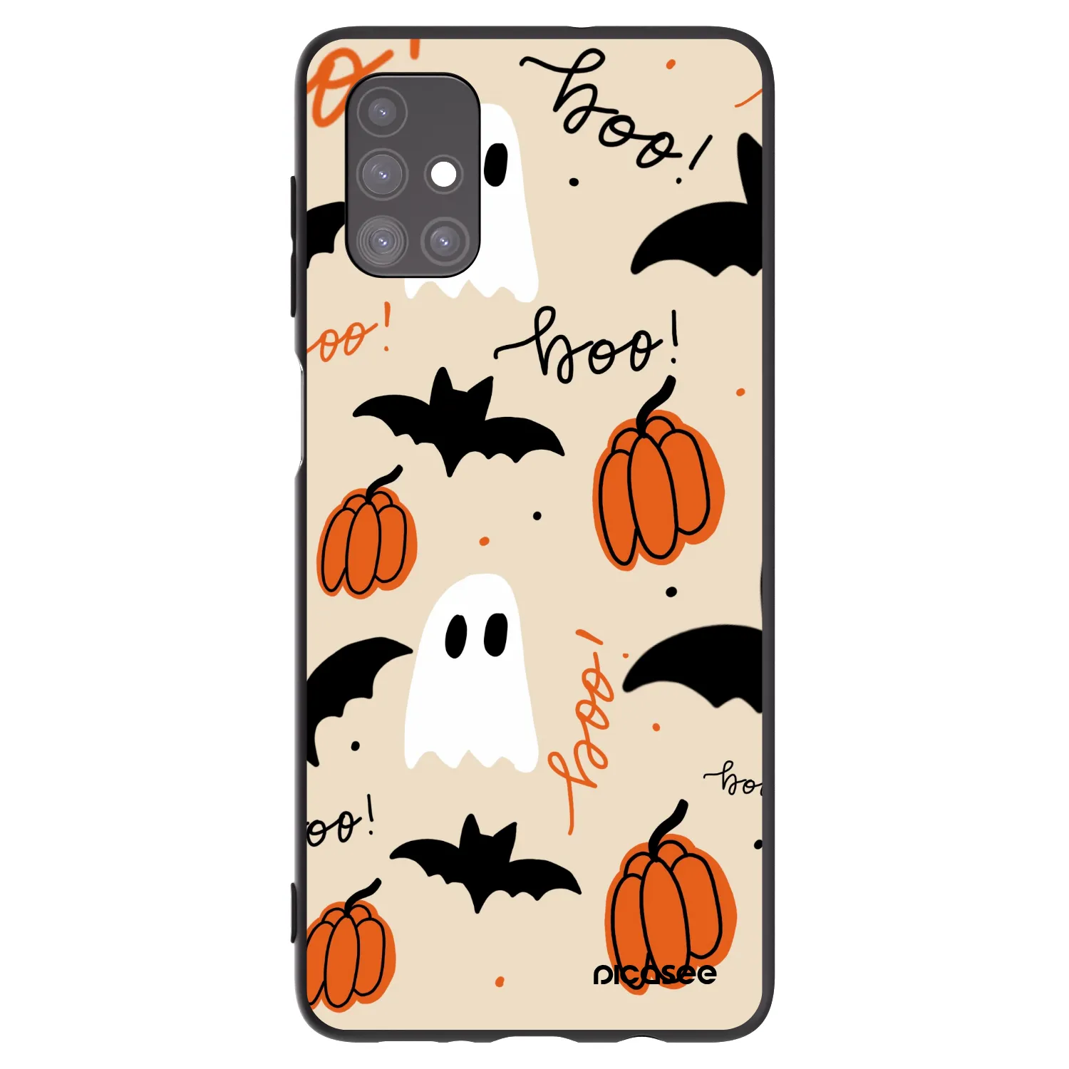 Picasee silikónový čierny obal pre Samsung Galaxy M51 M515F - Halloween 26