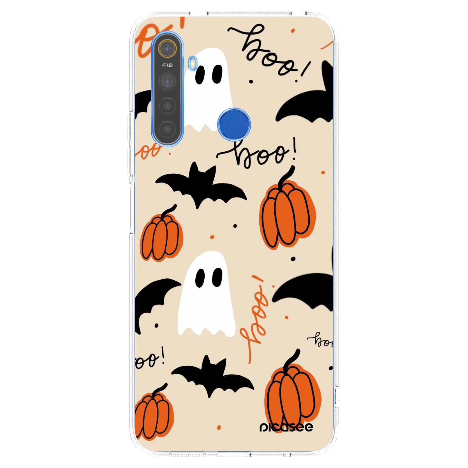 Picasee silikónový prehľadný obal pre Realme 5 - Halloween 26